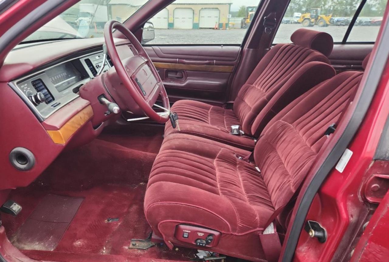 1994 Mercury Grand Marquis Ls Burgundy vin: 2MELM75W7RX664350