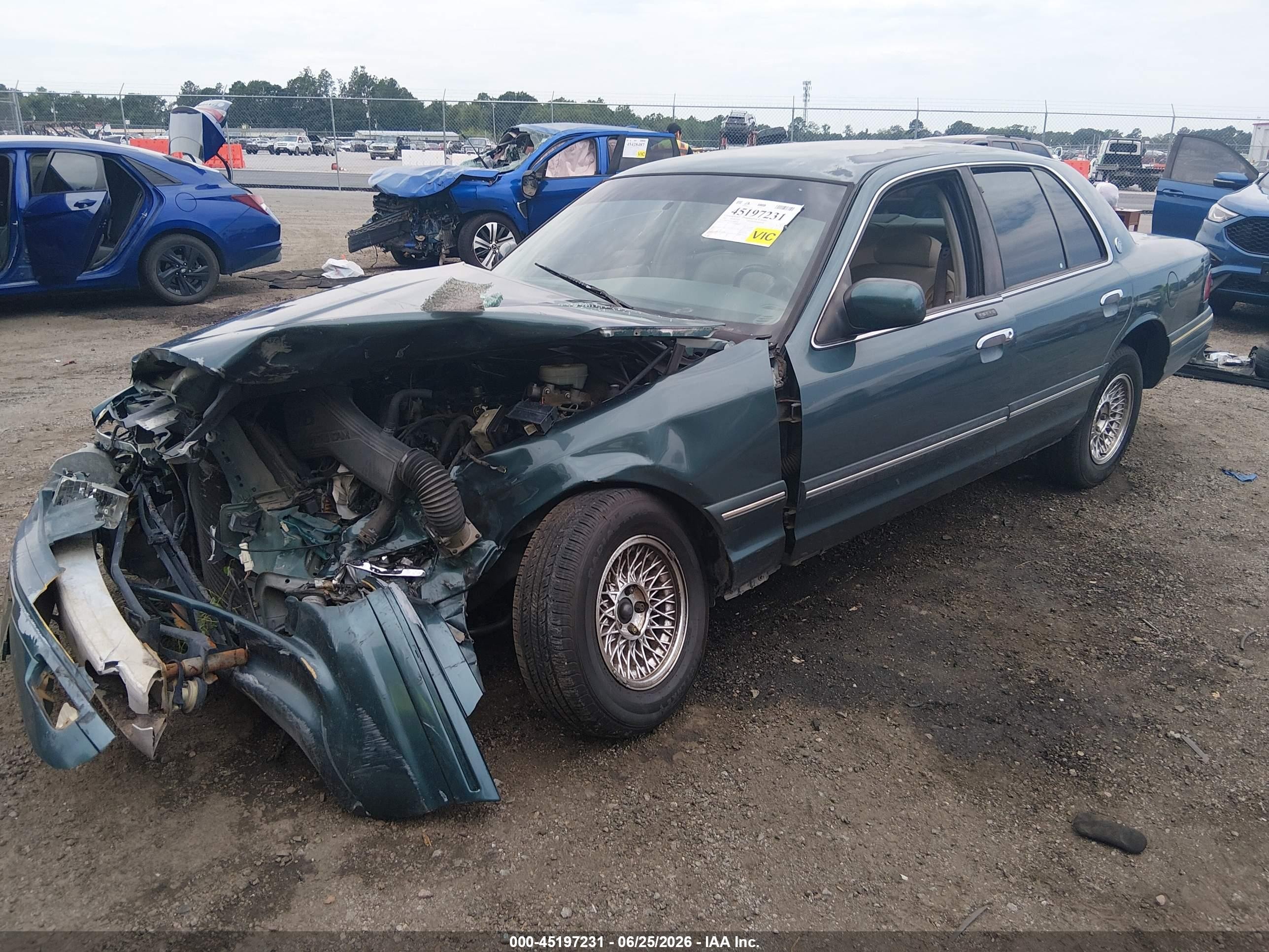 1995 Mercury Grand Marquis Ls Blue vin: 2MELM75W7SX689013