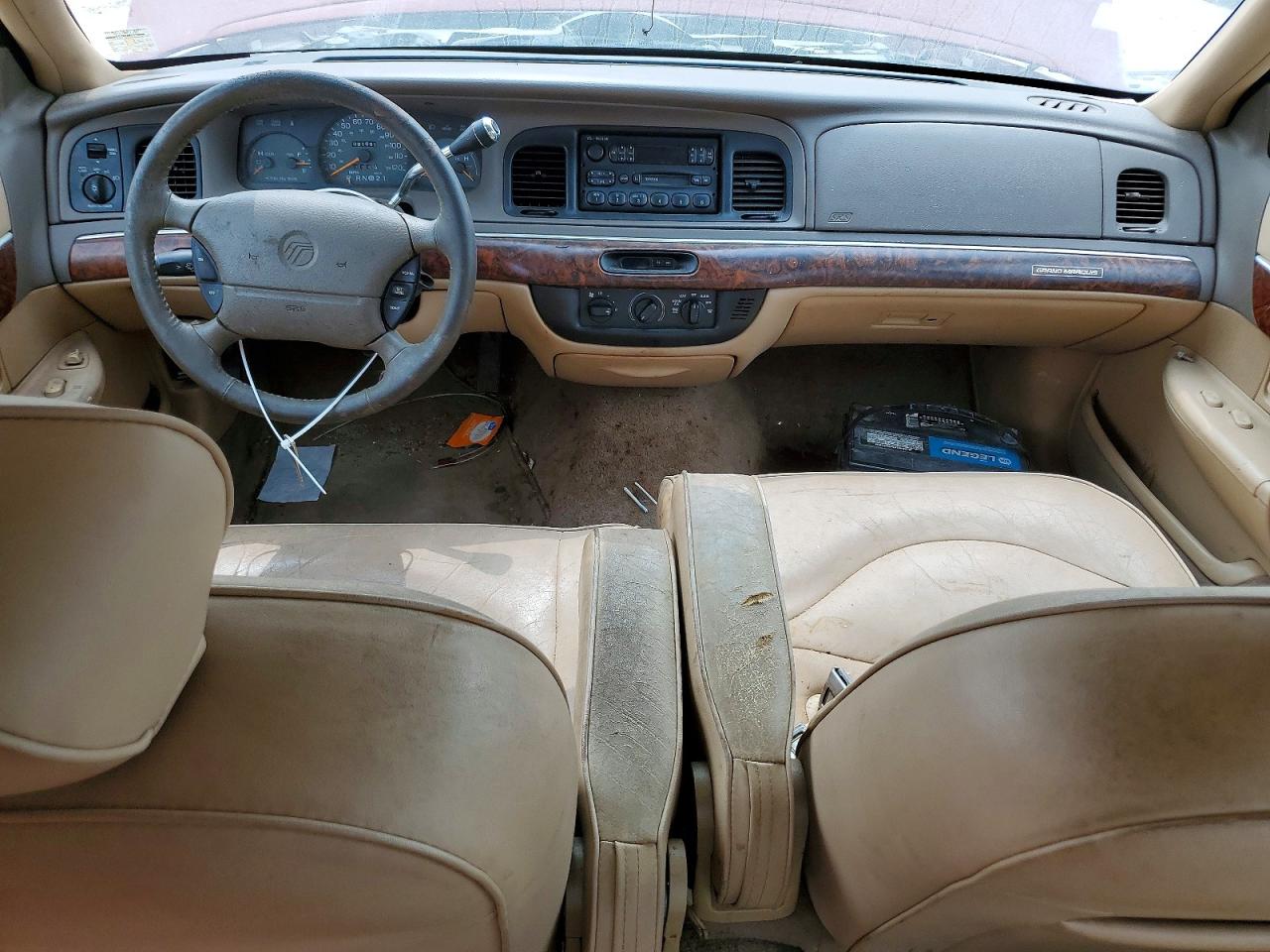 1997 Mercury Grand Marquis Ls Burgundy vin: 2MELM75W7VX738862
