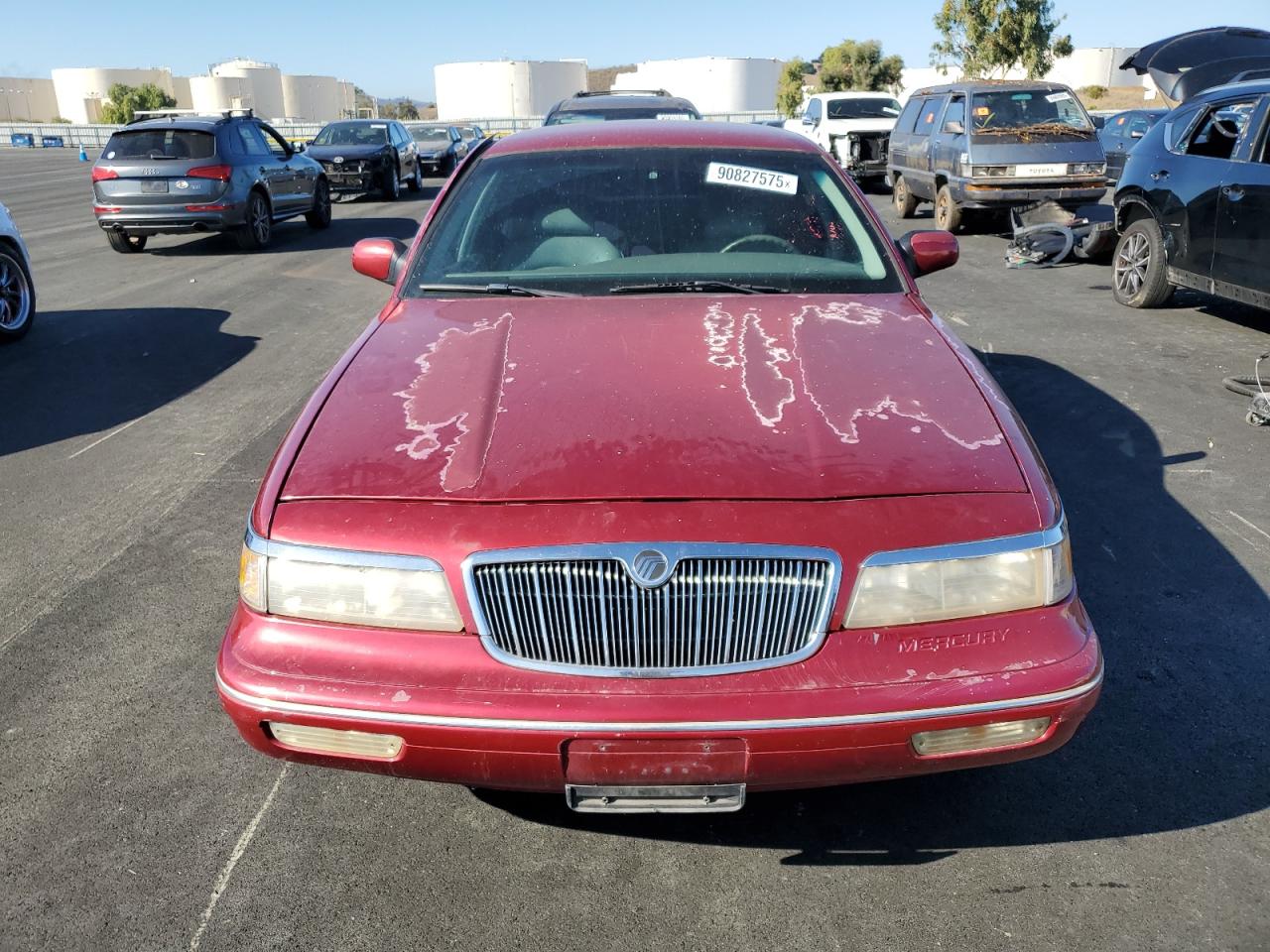 1995 Mercury Grand Marquis Ls Burgundy vin: 2MELM75W8SX619942