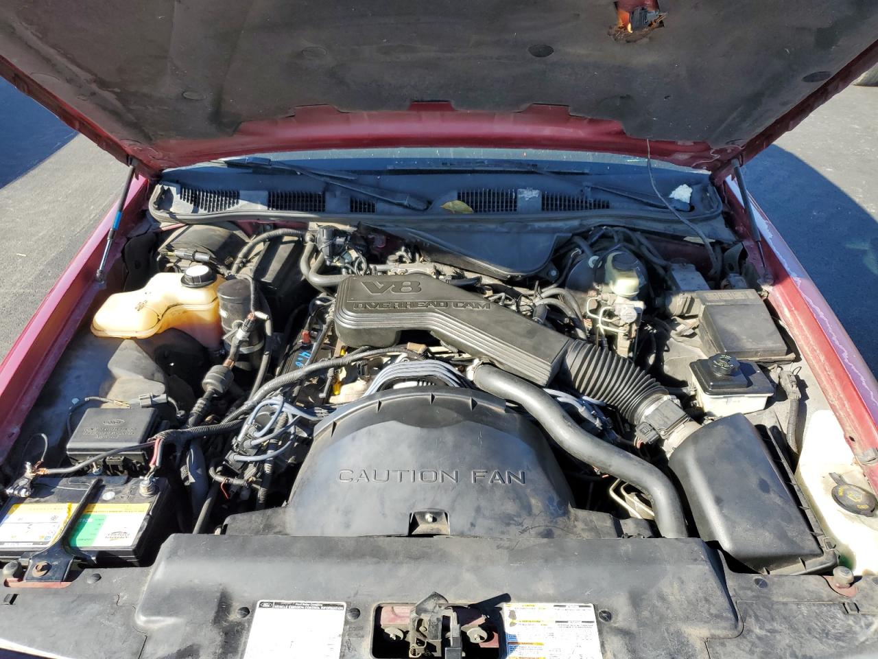 1995 Mercury Grand Marquis Ls Burgundy vin: 2MELM75W8SX619942