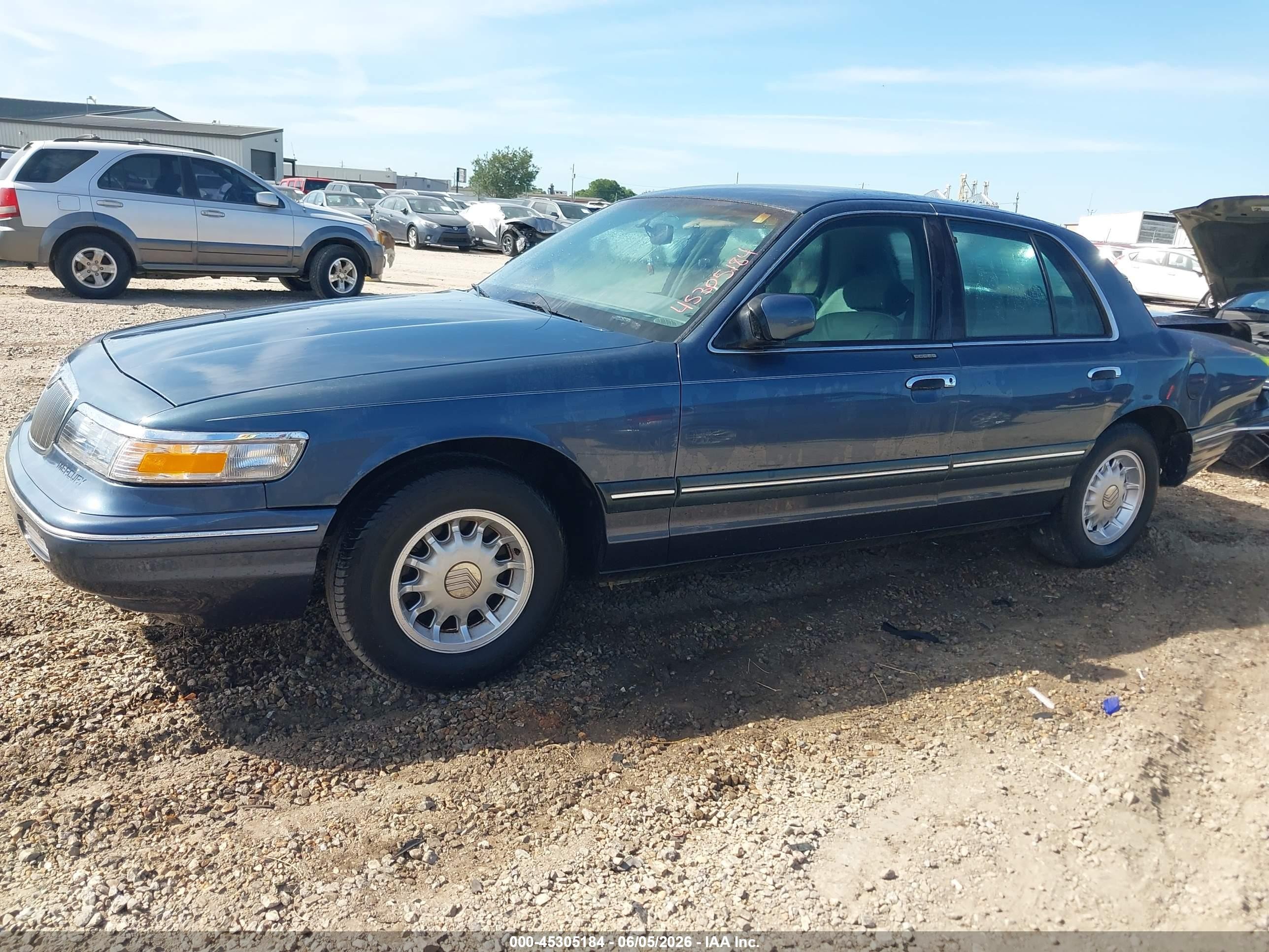 1997 Mercury Grand Marquis Ls Blue vin: 2MELM75W8VX704333