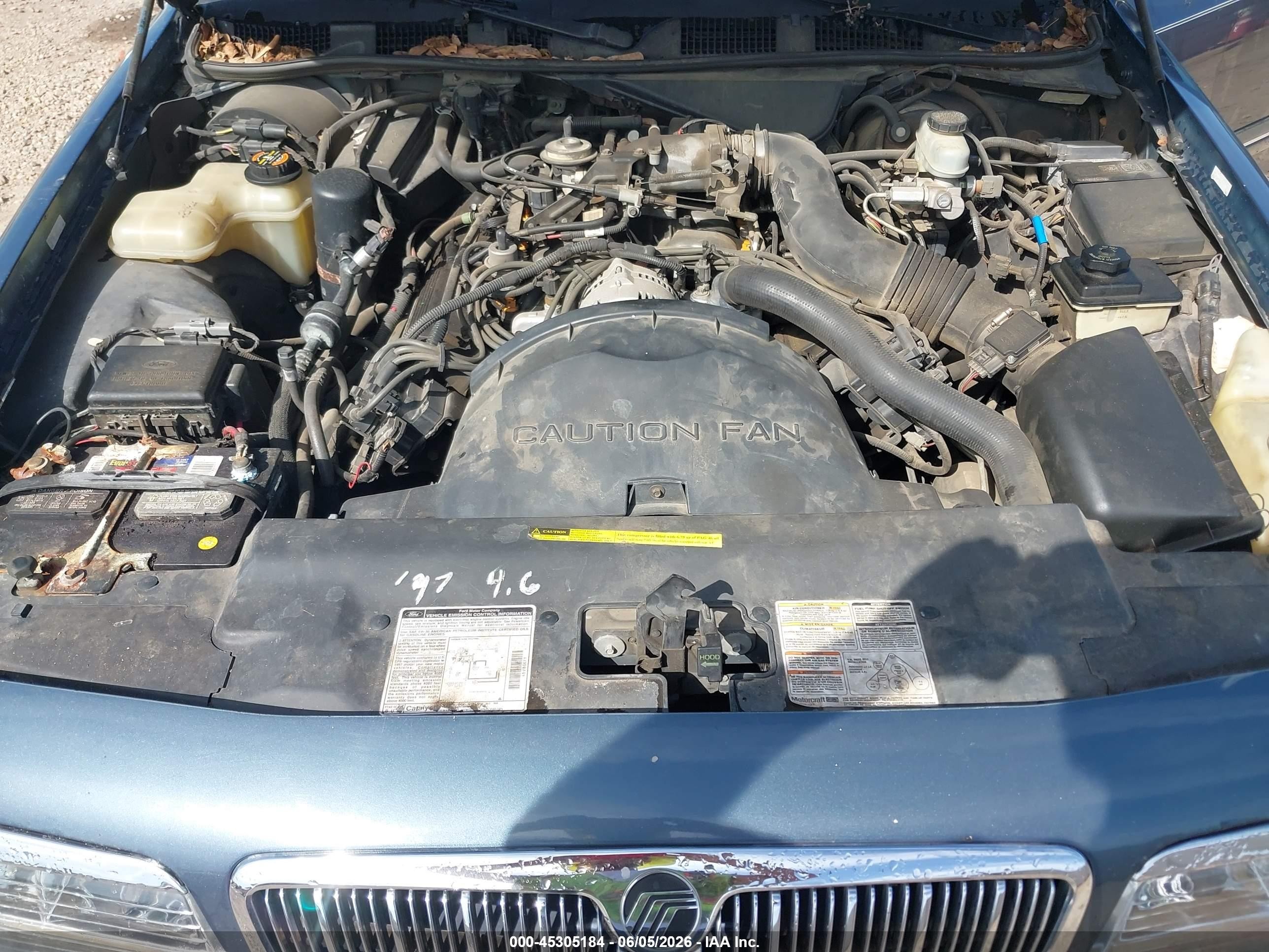 1997 Mercury Grand Marquis Ls Blue vin: 2MELM75W8VX704333