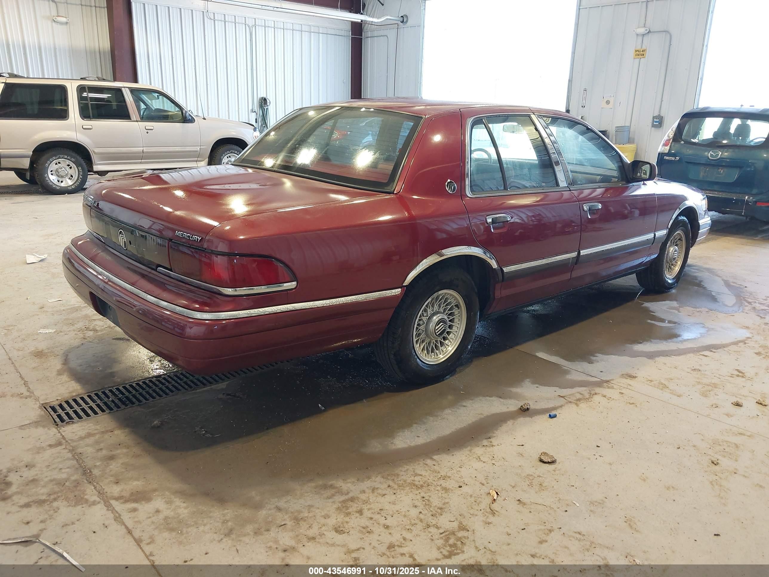 1993 Mercury Grand Marquis Ls Красный vin: 2MELM75W9PX627815