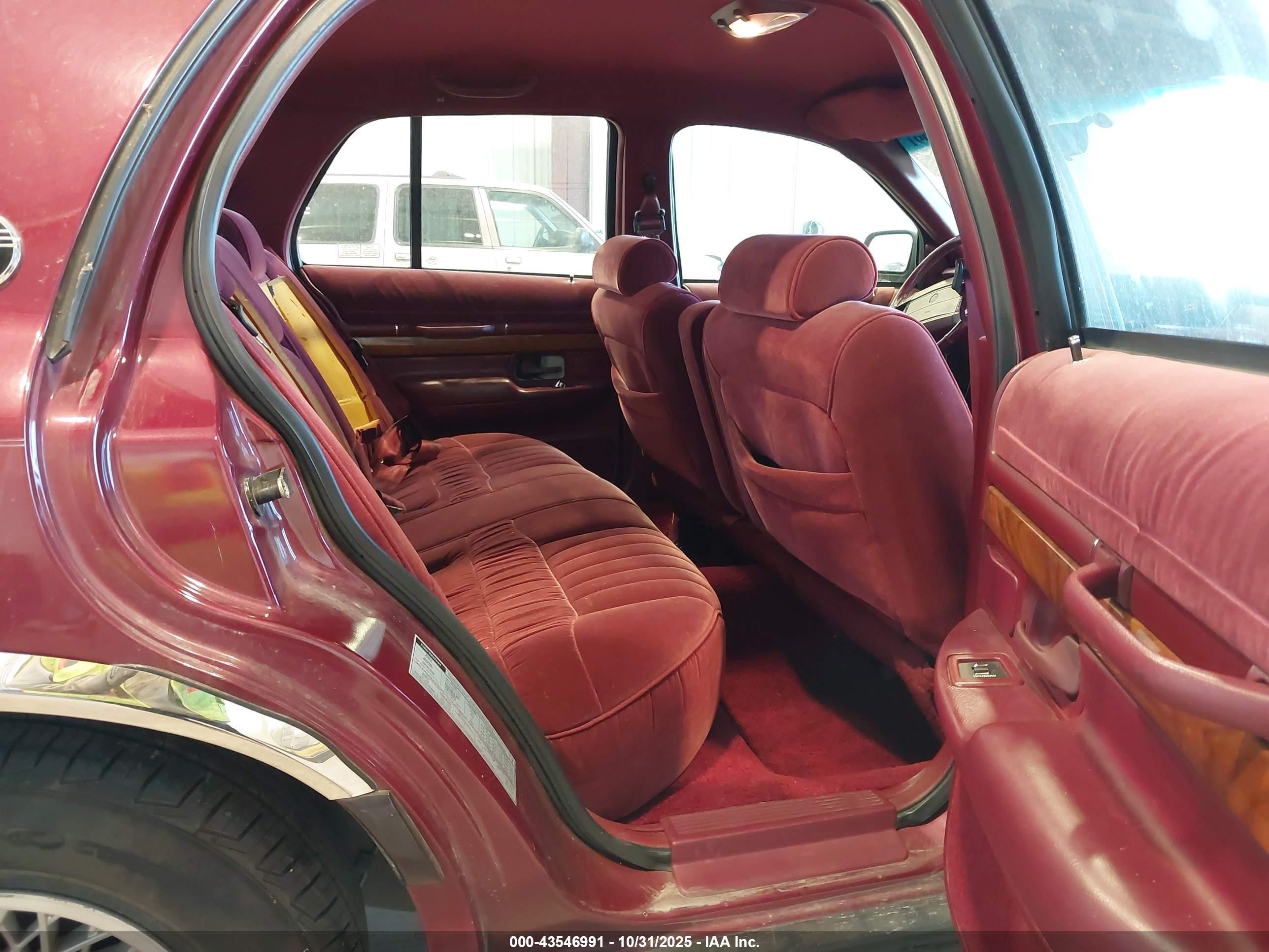 1993 Mercury Grand Marquis Ls Красный vin: 2MELM75W9PX627815