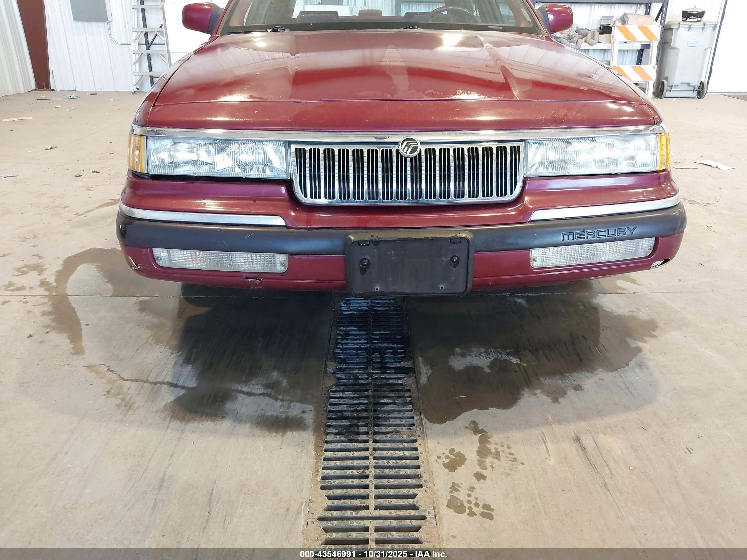 1993 Mercury Grand Marquis Ls Красный vin: 2MELM75W9PX627815