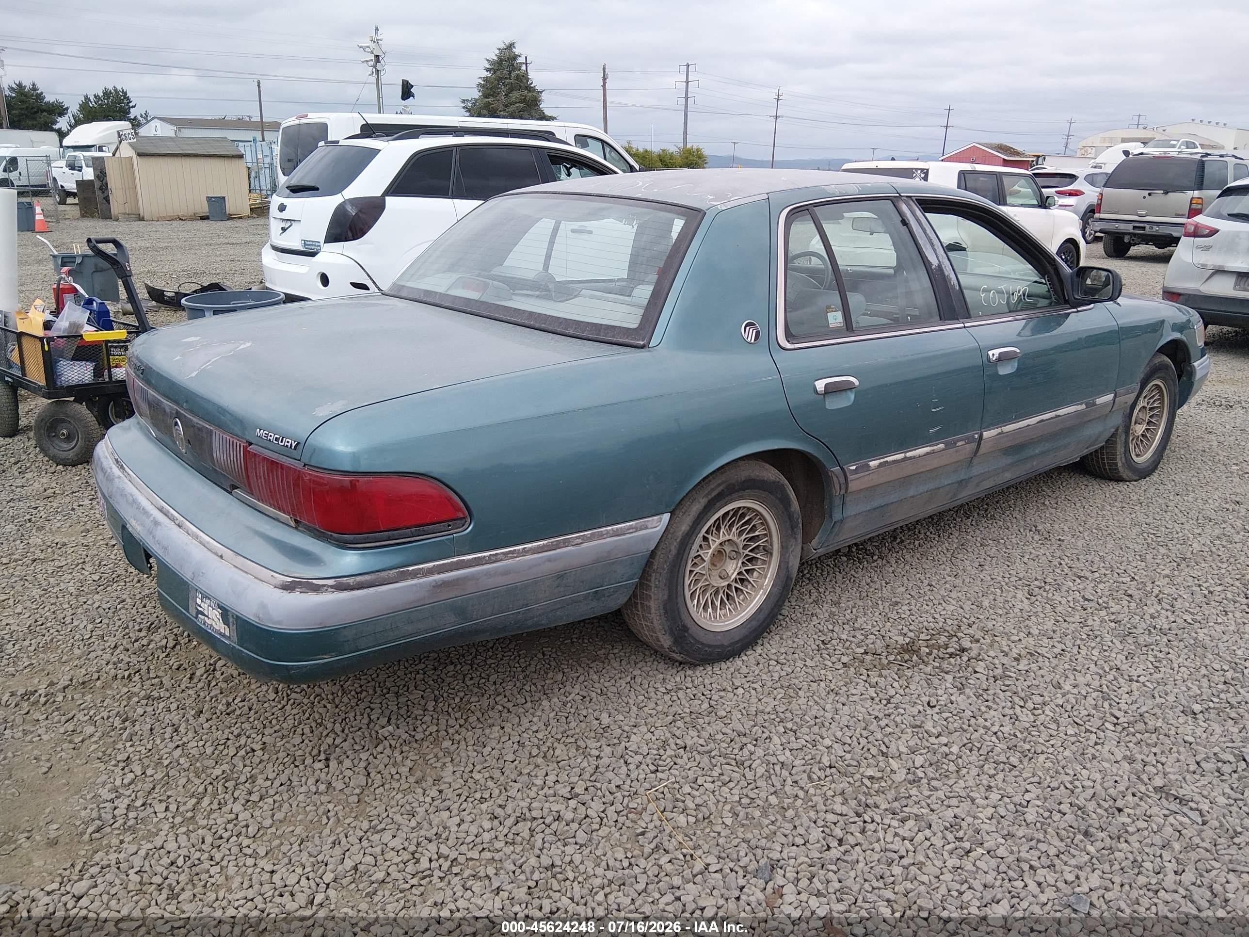1993 Mercury Grand Marquis Ls Blue vin: 2MELM75W9PX649118
