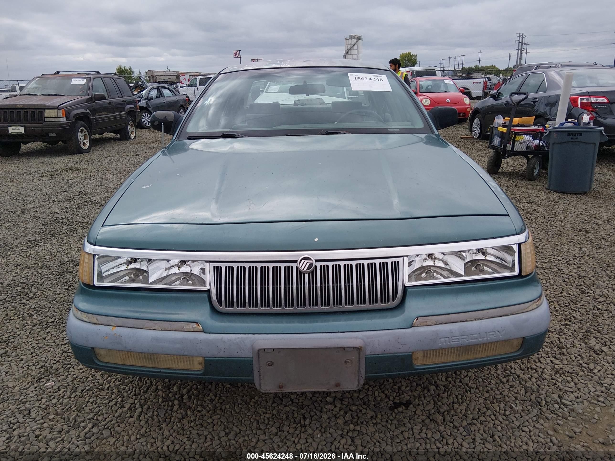 1993 Mercury Grand Marquis Ls Blue vin: 2MELM75W9PX649118
