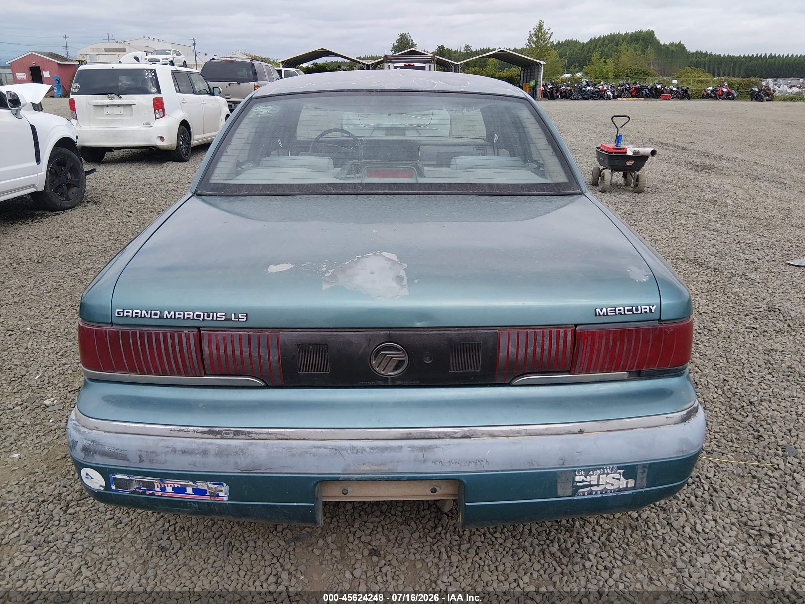 1993 Mercury Grand Marquis Ls Blue vin: 2MELM75W9PX649118