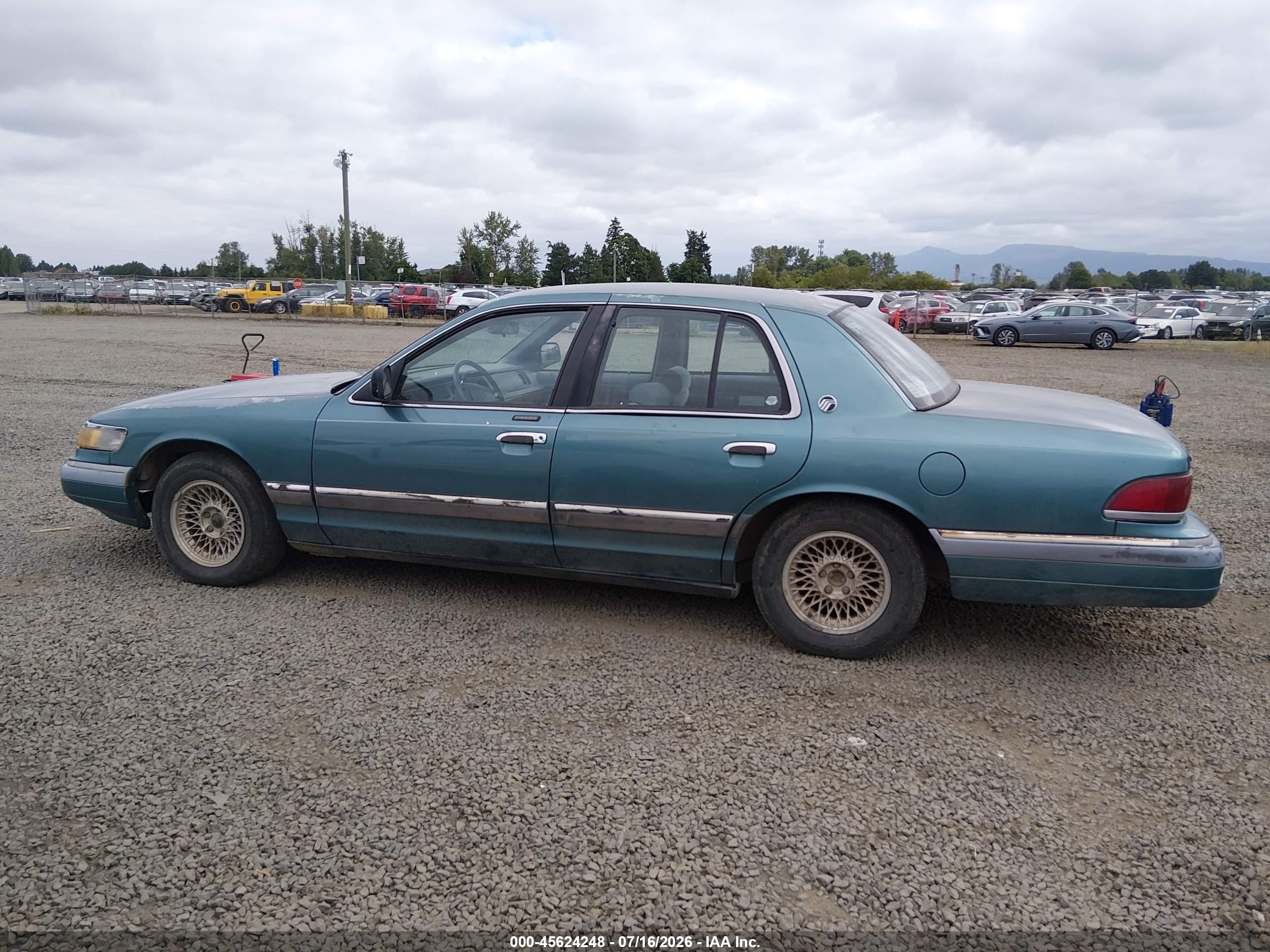 1993 Mercury Grand Marquis Ls Blue vin: 2MELM75W9PX649118