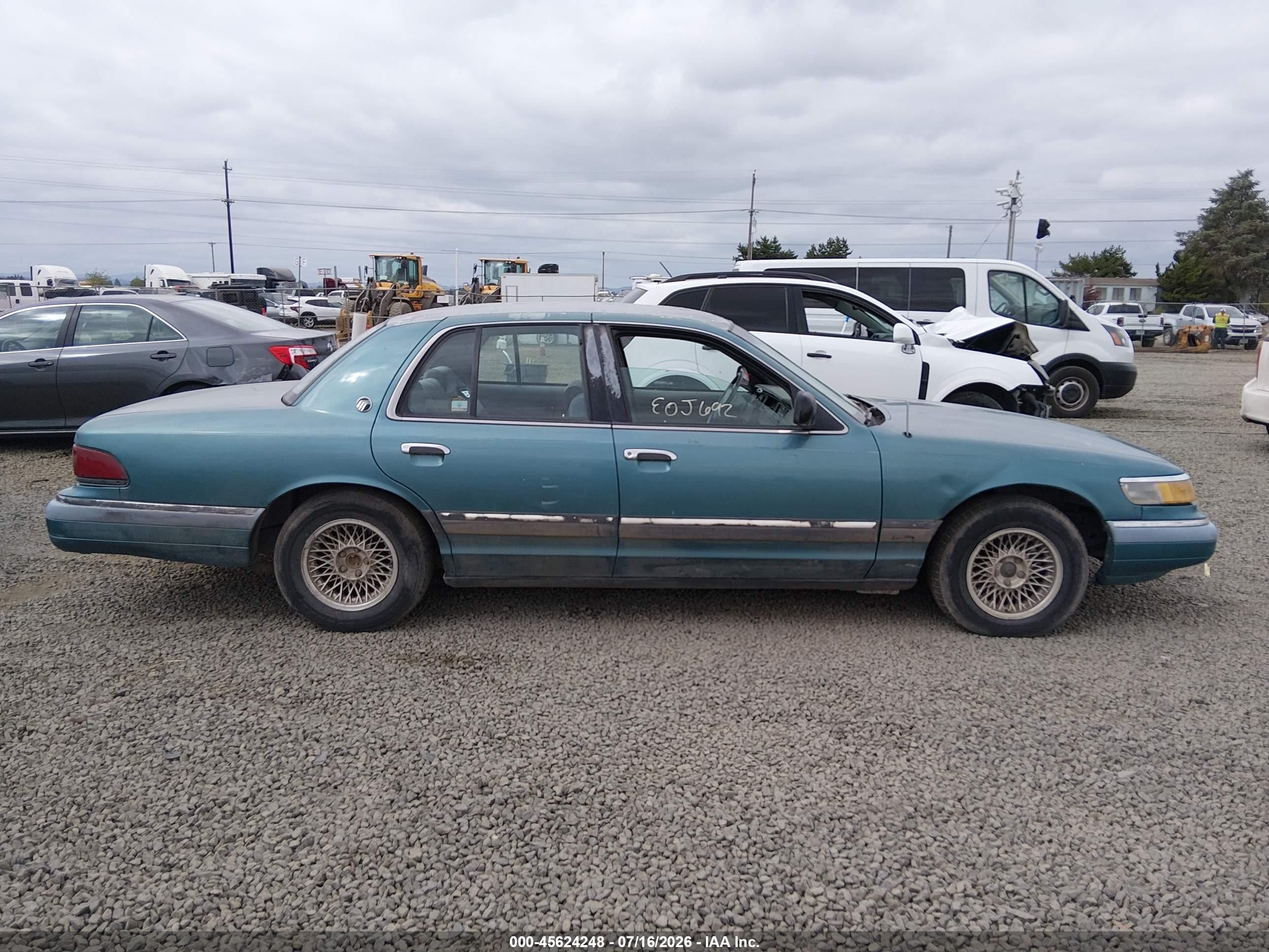 1993 Mercury Grand Marquis Ls Blue vin: 2MELM75W9PX649118
