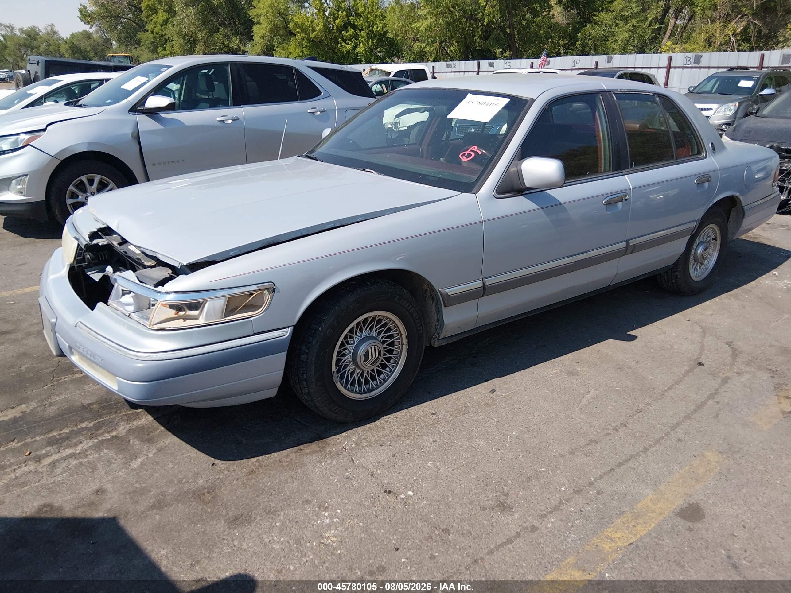 1994 Mercury Grand Marquis Ls Серебряный vin: 2MELM75W9RX644861