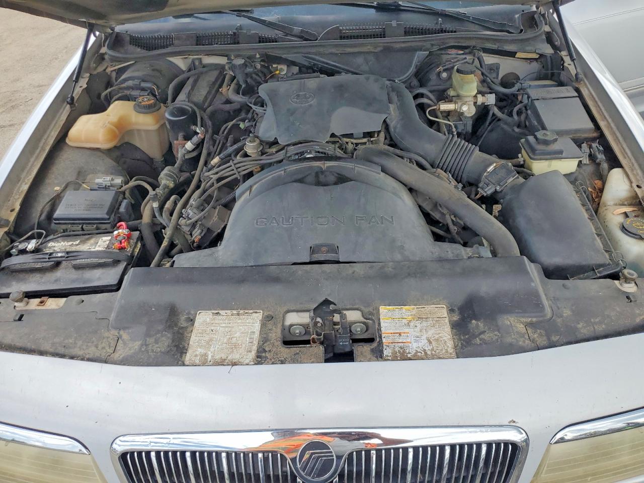 1996 Mercury Grand Marquis Ls Gray vin: 2MELM75W9TX644608