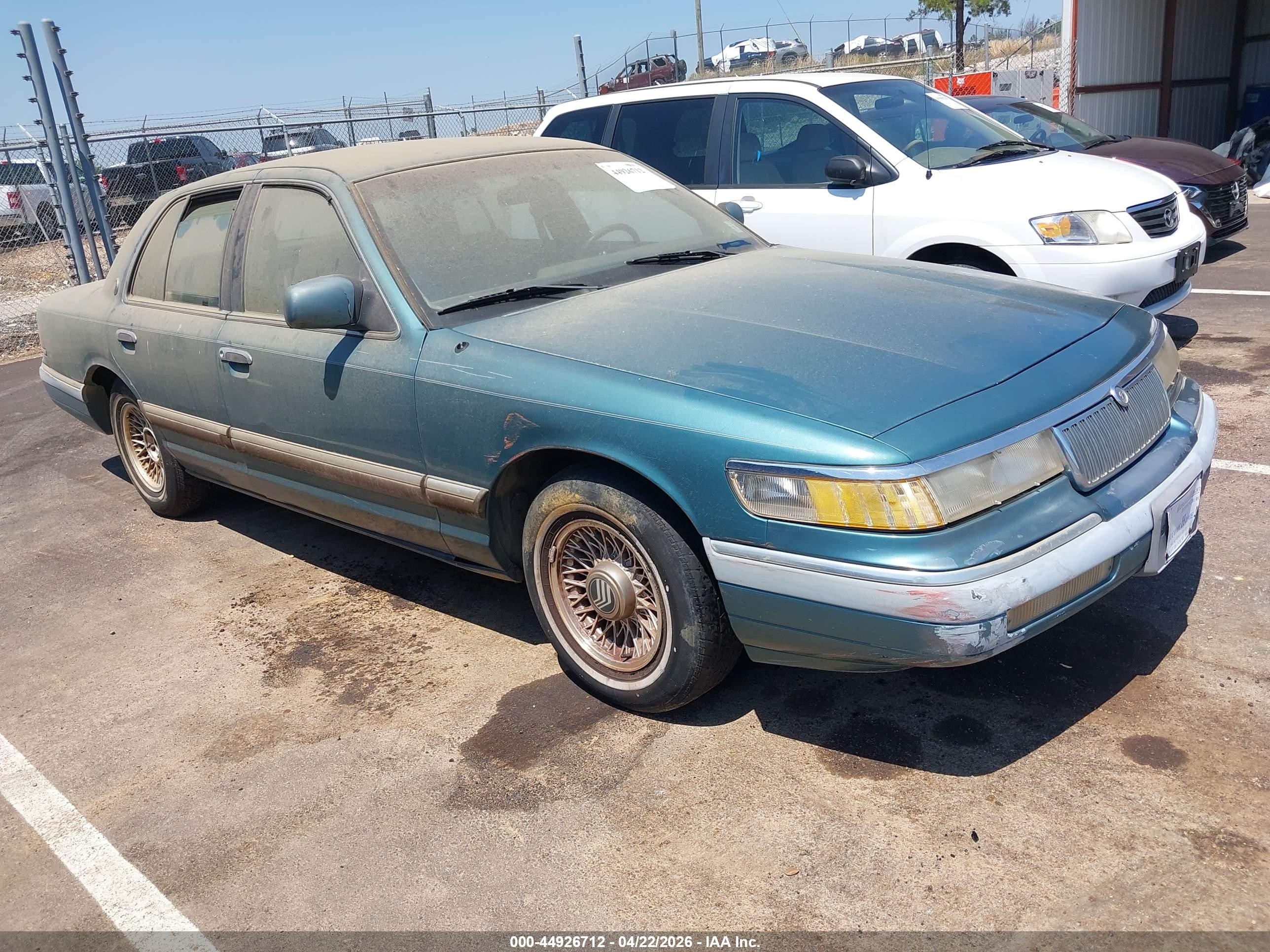 1993 Mercury Grand Marquis Ls Green vin: 2MELM75WXPX659866