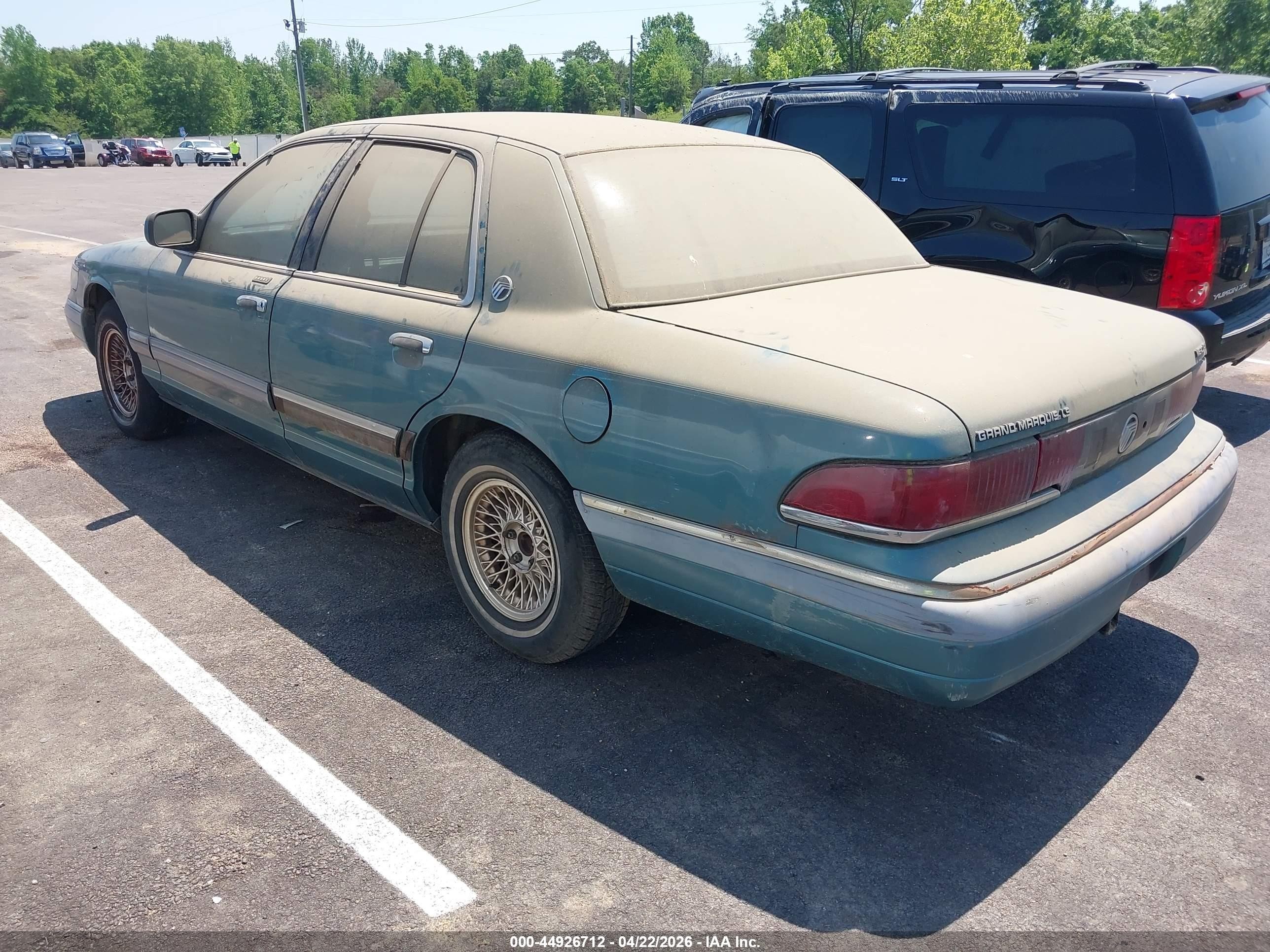 1993 Mercury Grand Marquis Ls Green vin: 2MELM75WXPX659866