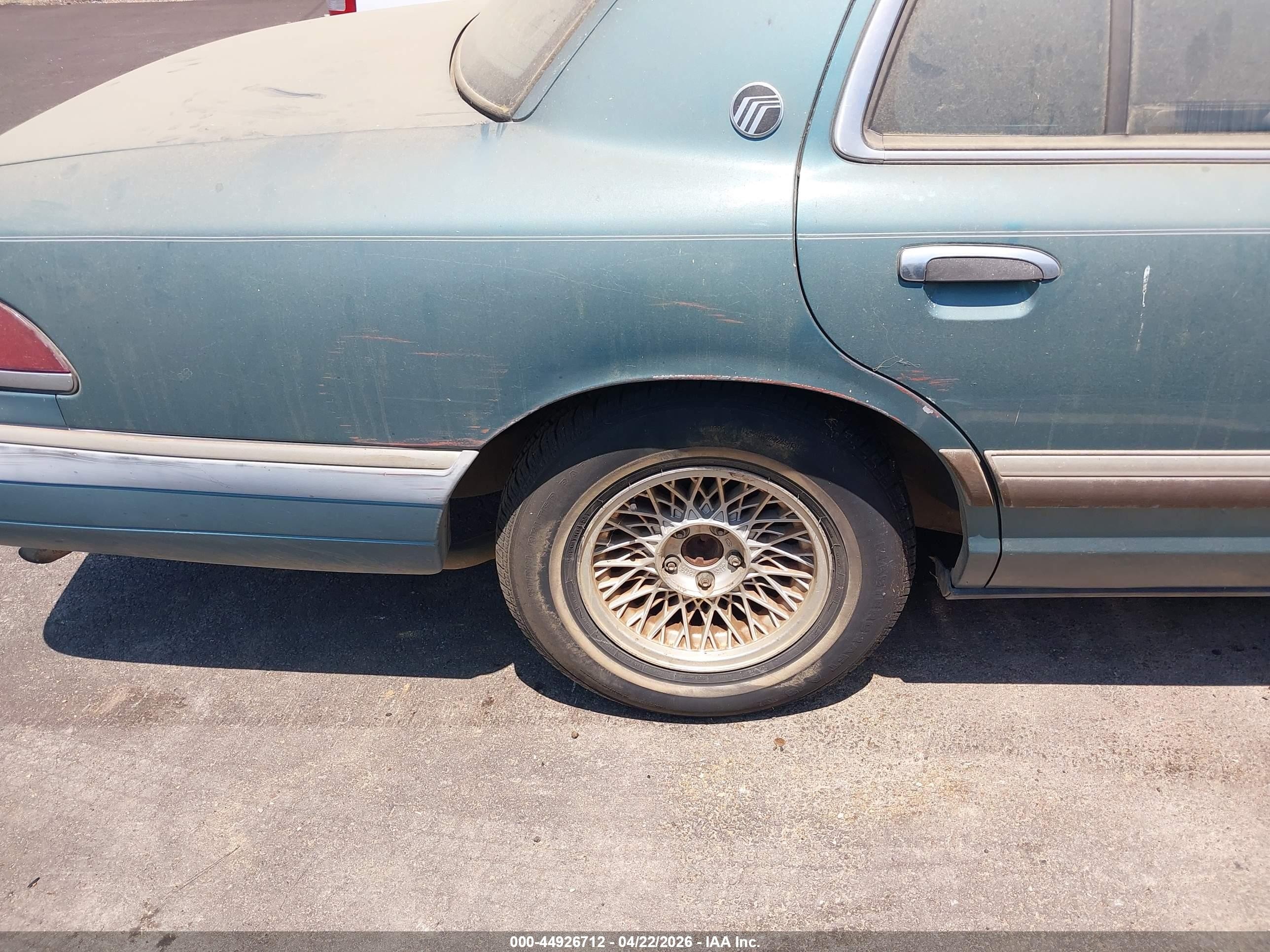1993 Mercury Grand Marquis Ls Green vin: 2MELM75WXPX659866