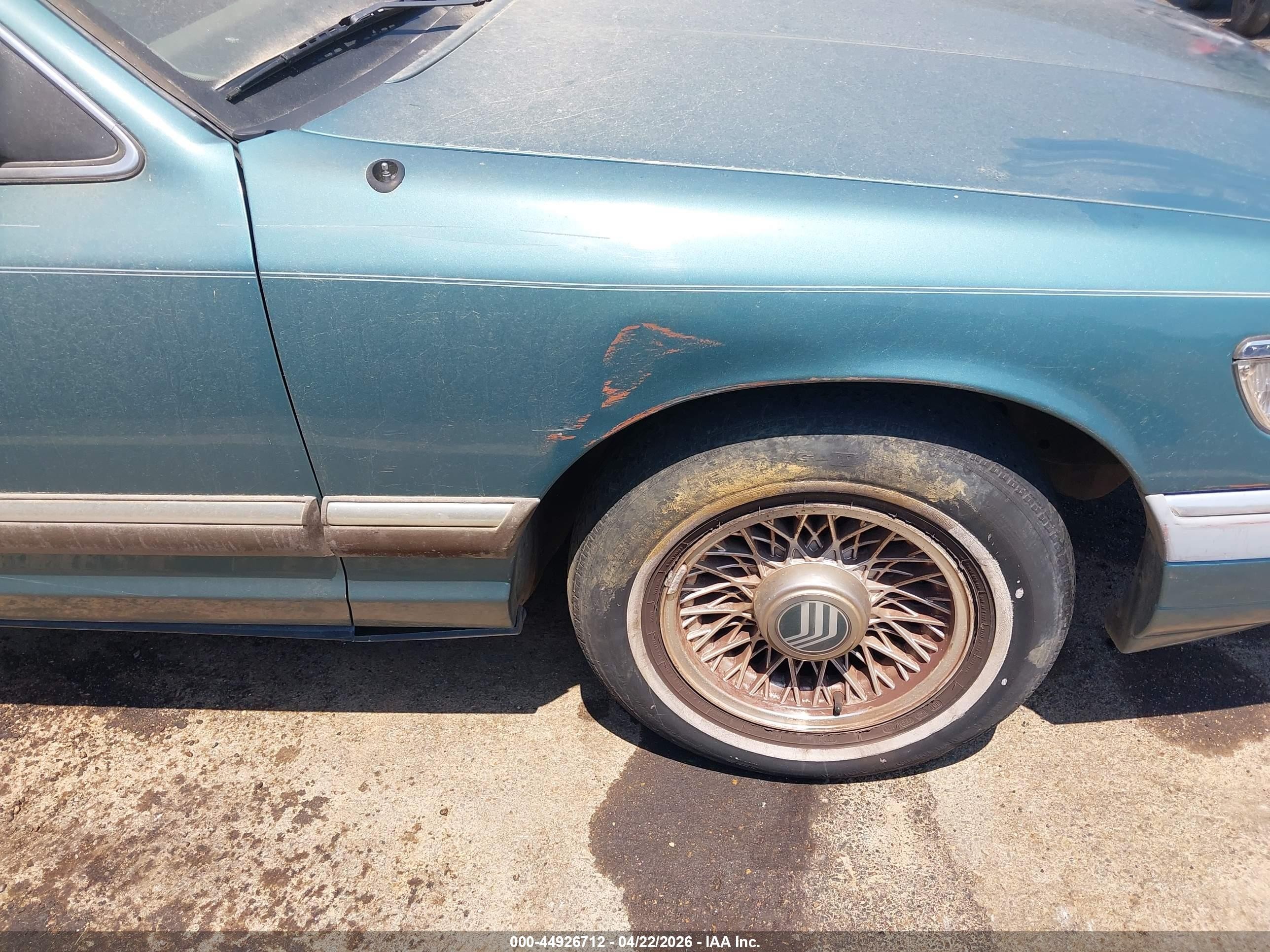 1993 Mercury Grand Marquis Ls Green vin: 2MELM75WXPX659866
