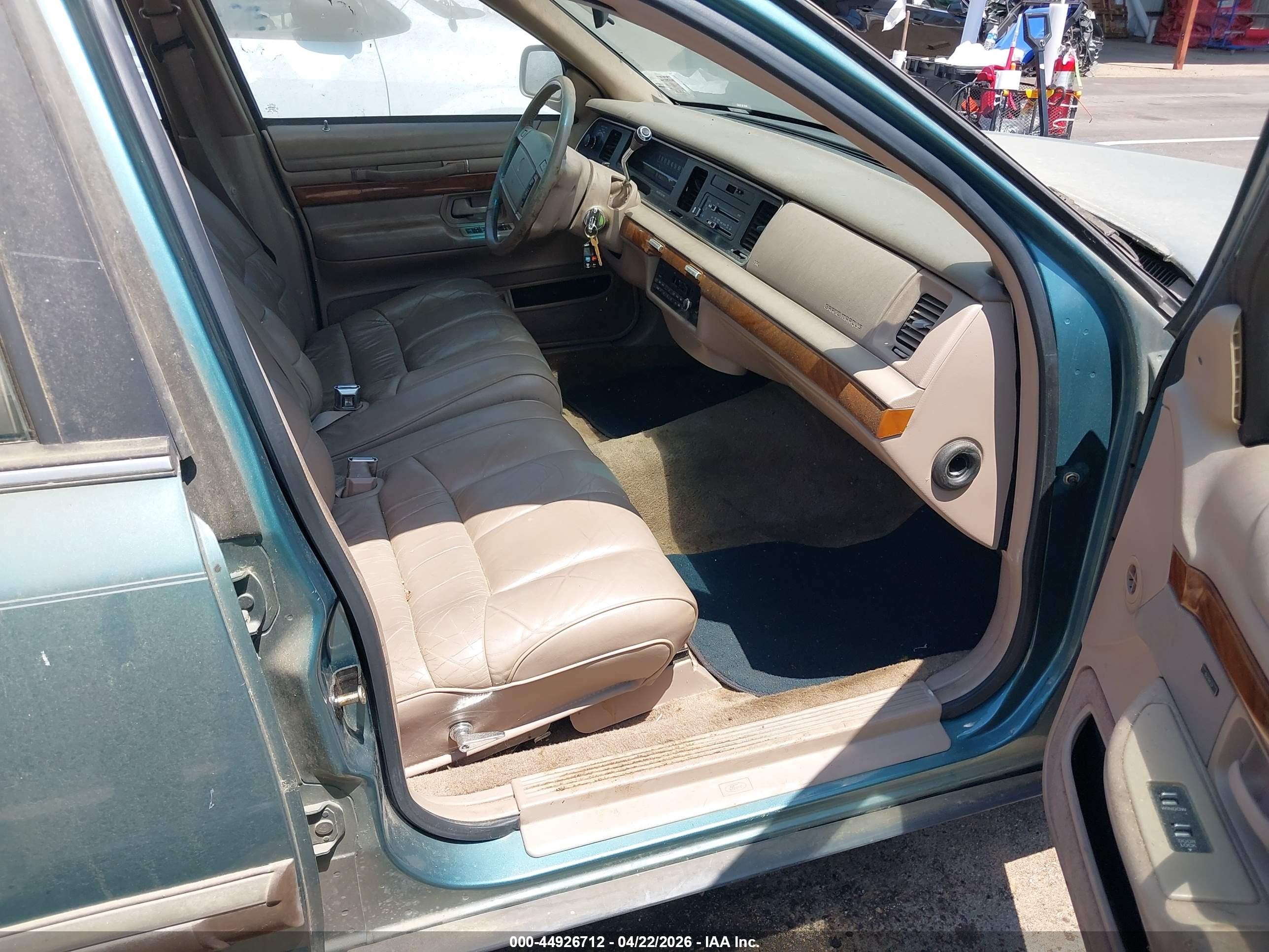 1993 Mercury Grand Marquis Ls Green vin: 2MELM75WXPX659866