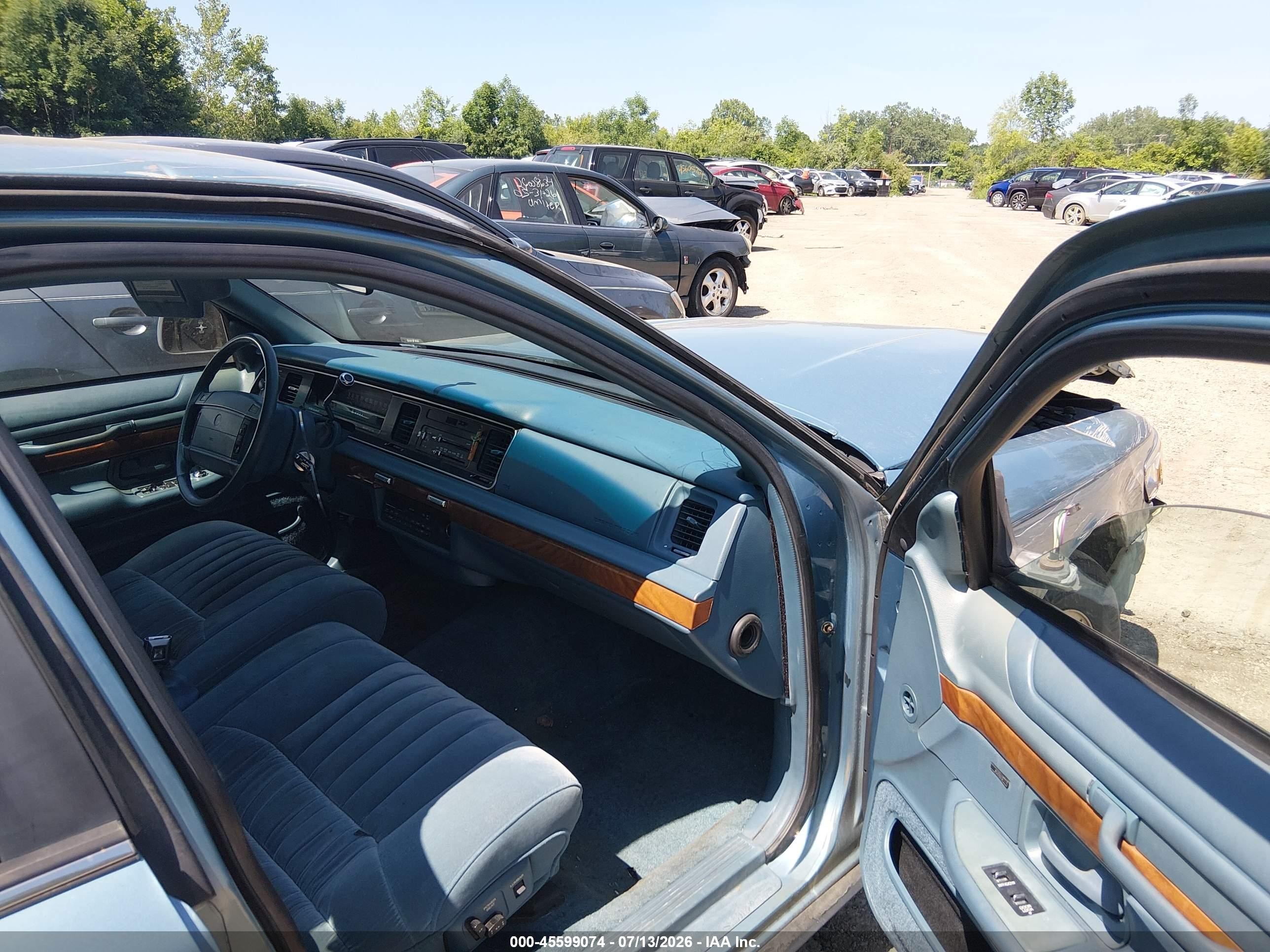 1993 Mercury Grand Marquis Ls Blue vin: 2MELM75WXPX675517