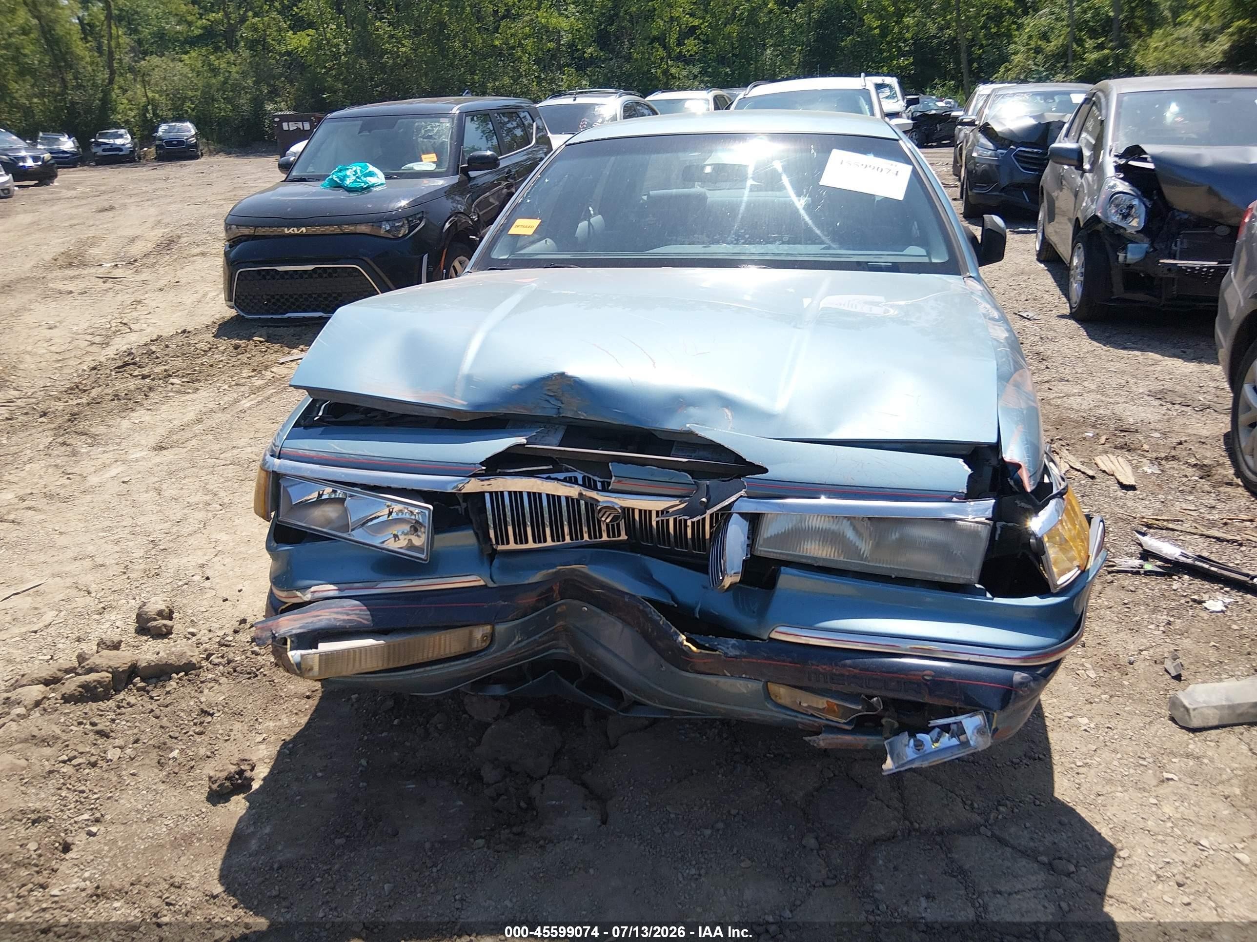 1993 Mercury Grand Marquis Ls Blue vin: 2MELM75WXPX675517