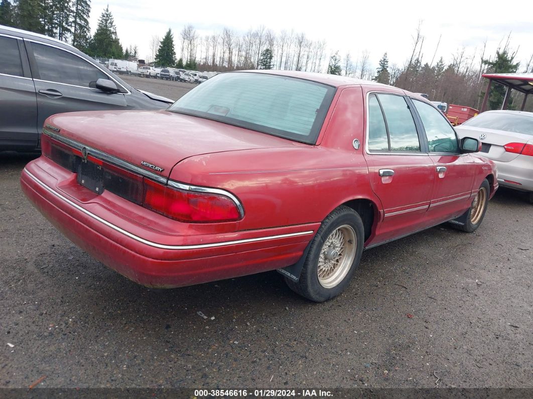1996 Mercury Grand Marquis Ls/bayshore Red vin: 2MELM75WXTX639529