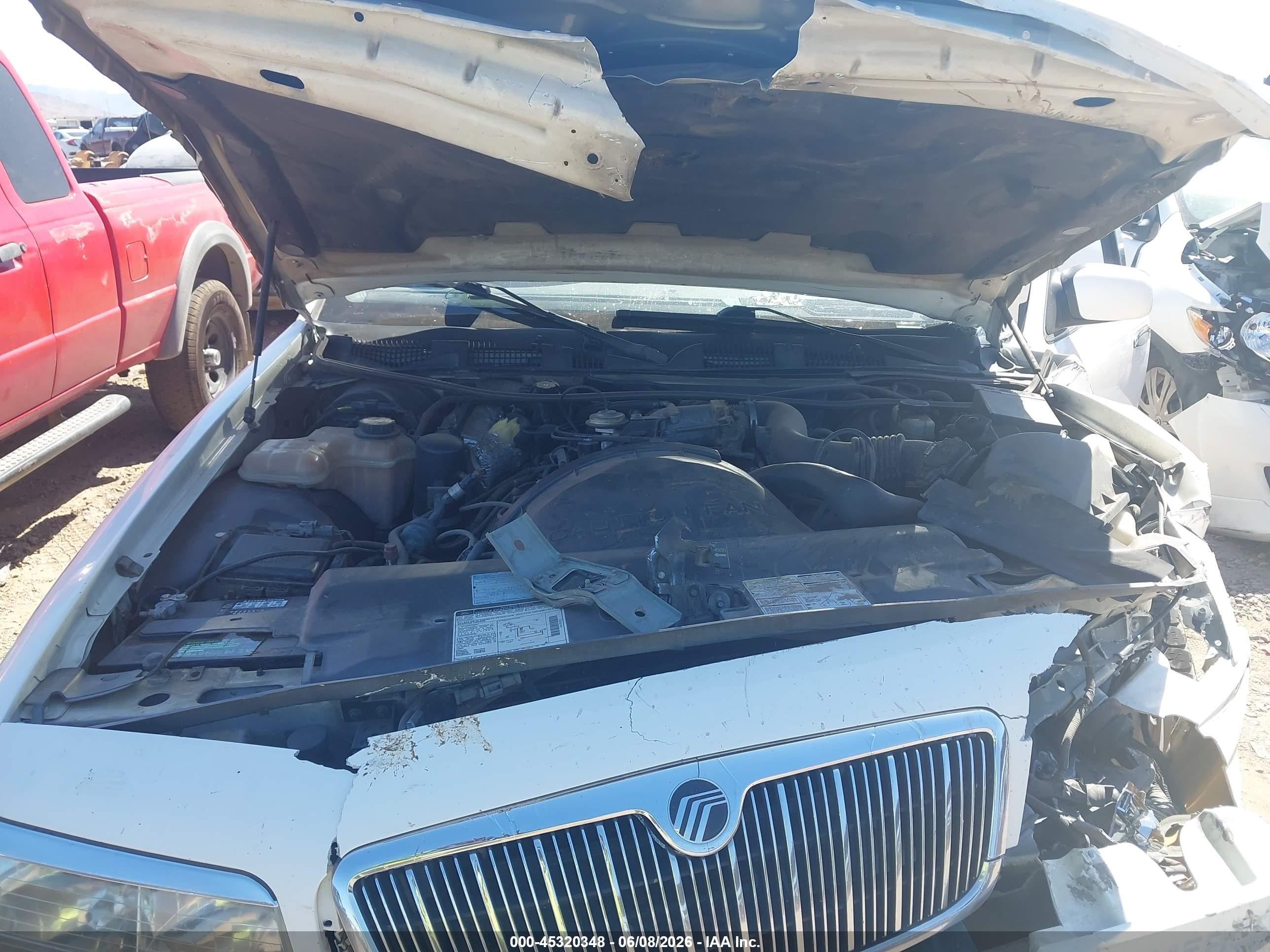 1997 Mercury Grand Marquis Ls White vin: 2MELM75WXVX707038