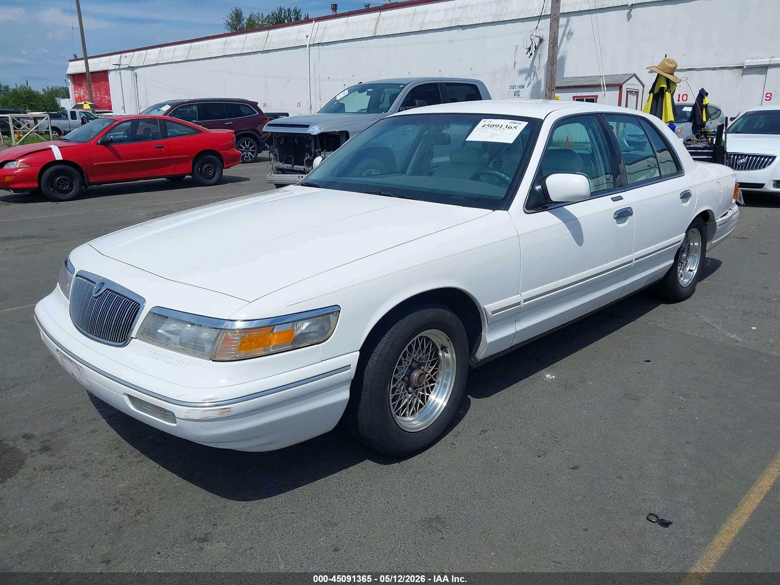 1997 Mercury Grand Marquis Ls White vin: 2MELM75WXVX720310