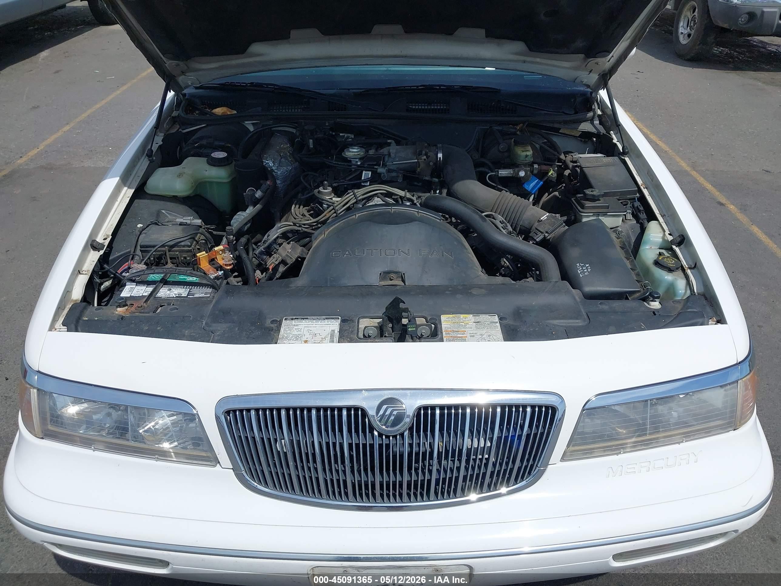 1997 Mercury Grand Marquis Ls White vin: 2MELM75WXVX720310