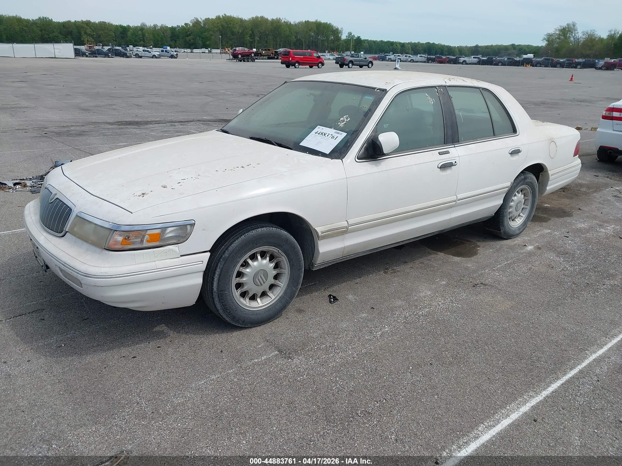 1997 Mercury Grand Marquis Ls White vin: 2MELM75WXVX723112