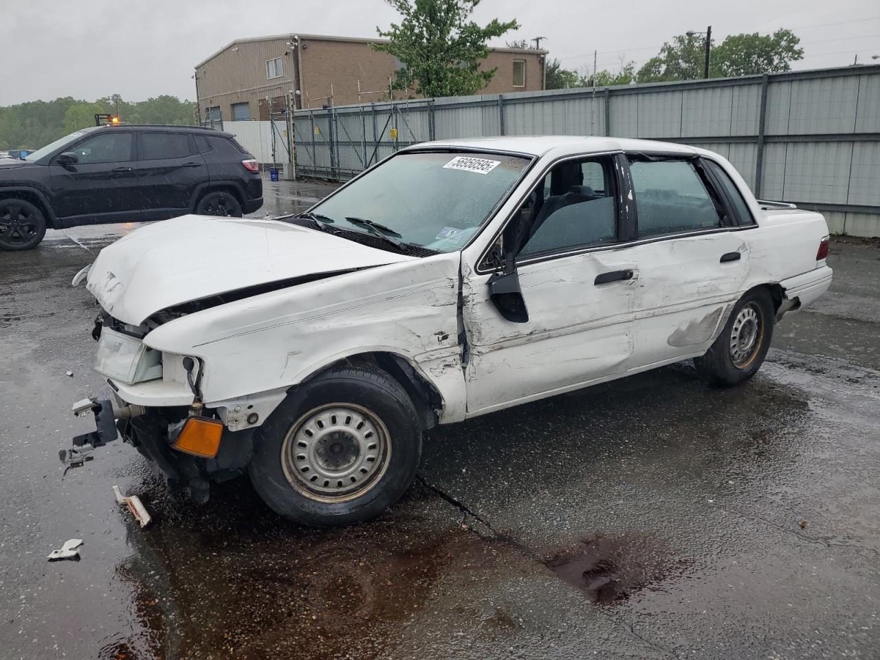 1992 Mercury Topaz Gs Белый vin: 2MEPM36U1NB611321