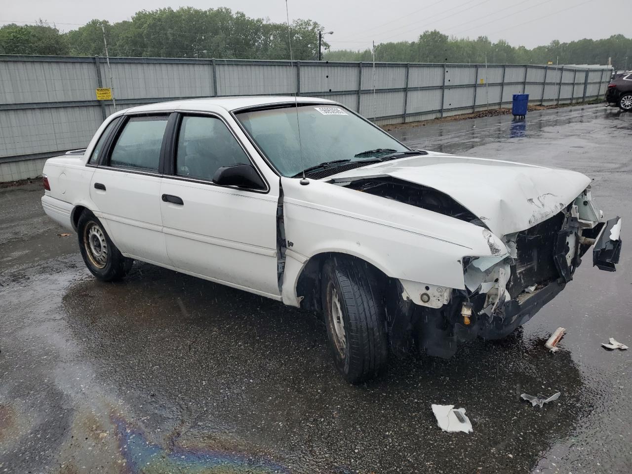 1992 Mercury Topaz Gs Белый vin: 2MEPM36U1NB611321