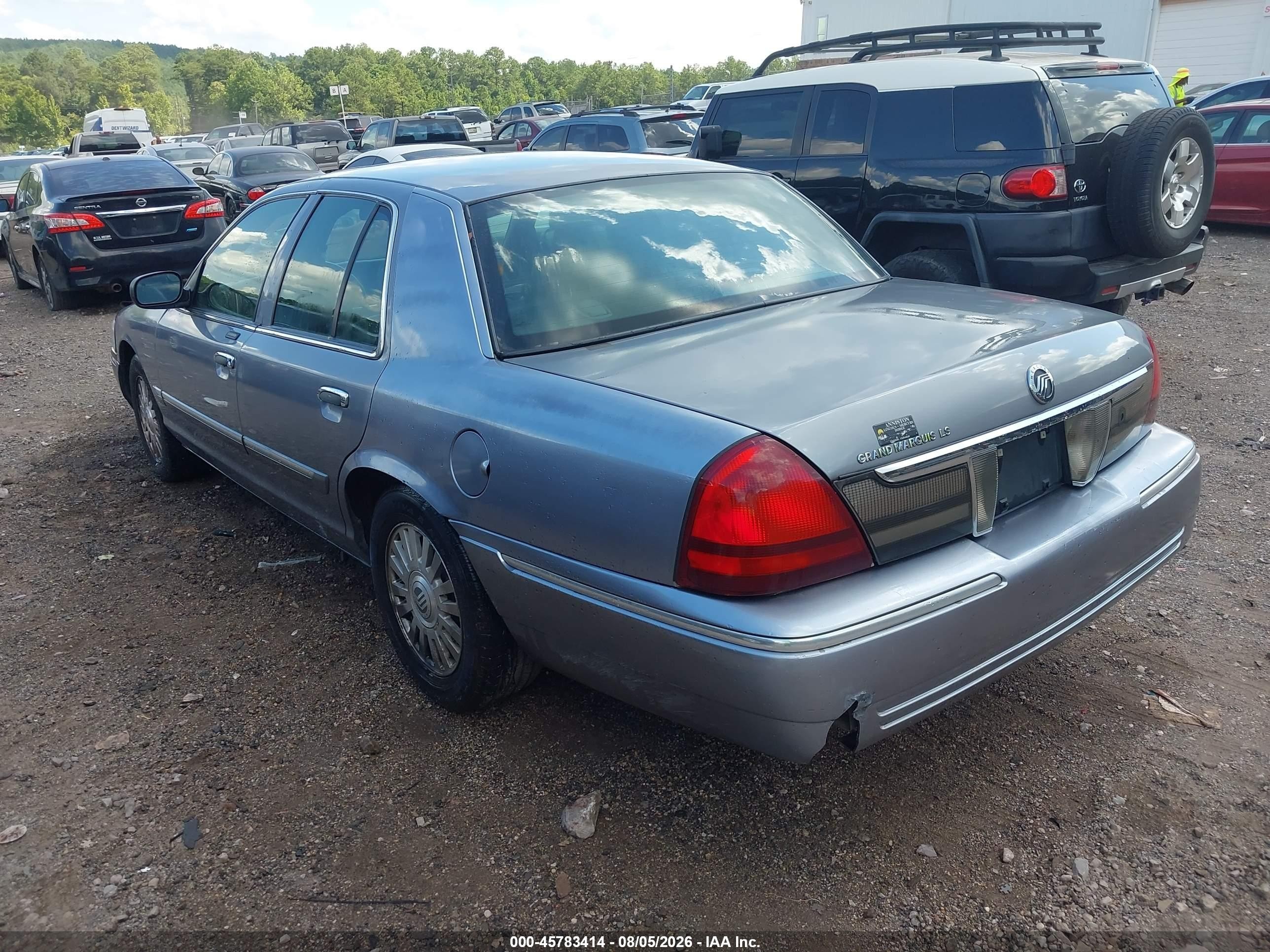 2006 Mercury Grand Marquis Ls Gray vin: 2MHFM75V06X630544