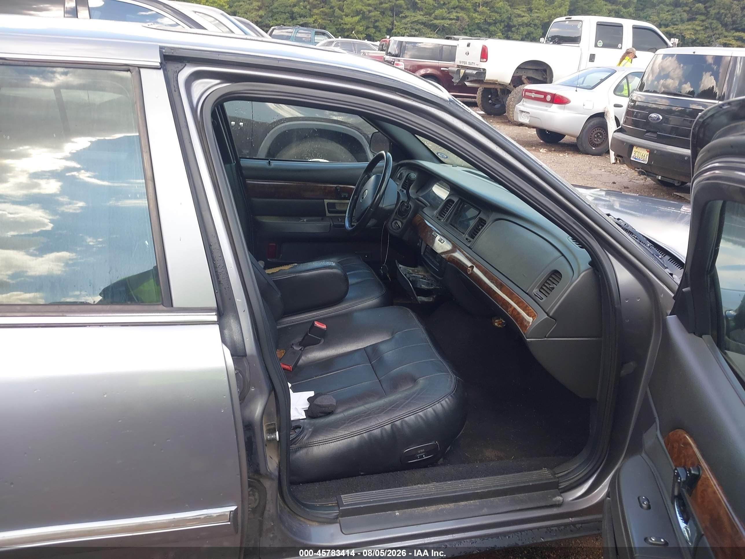 2006 Mercury Grand Marquis Ls Gray vin: 2MHFM75V06X630544