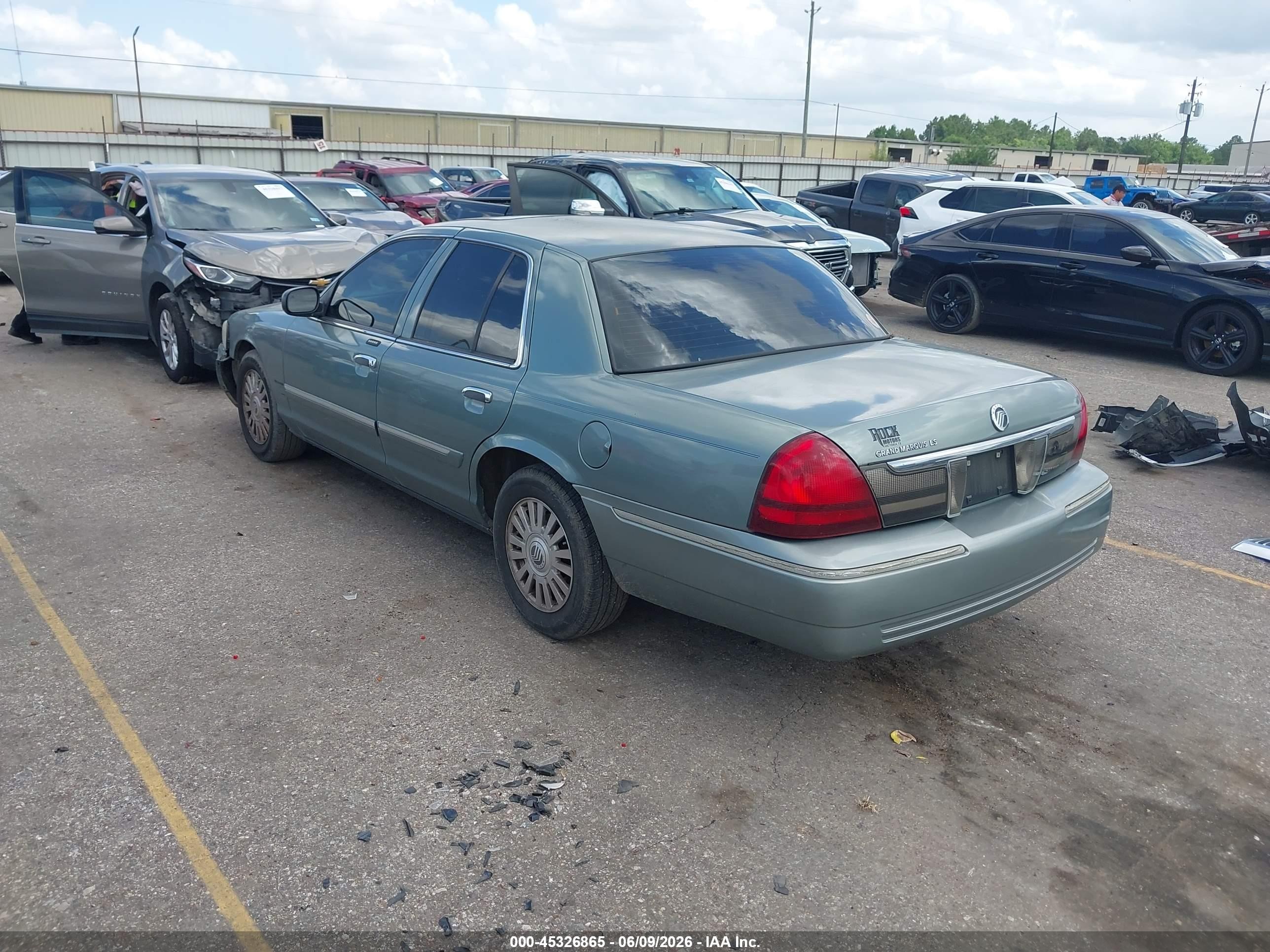2006 Mercury Grand Marquis Ls Blue vin: 2MHFM75V16X632741