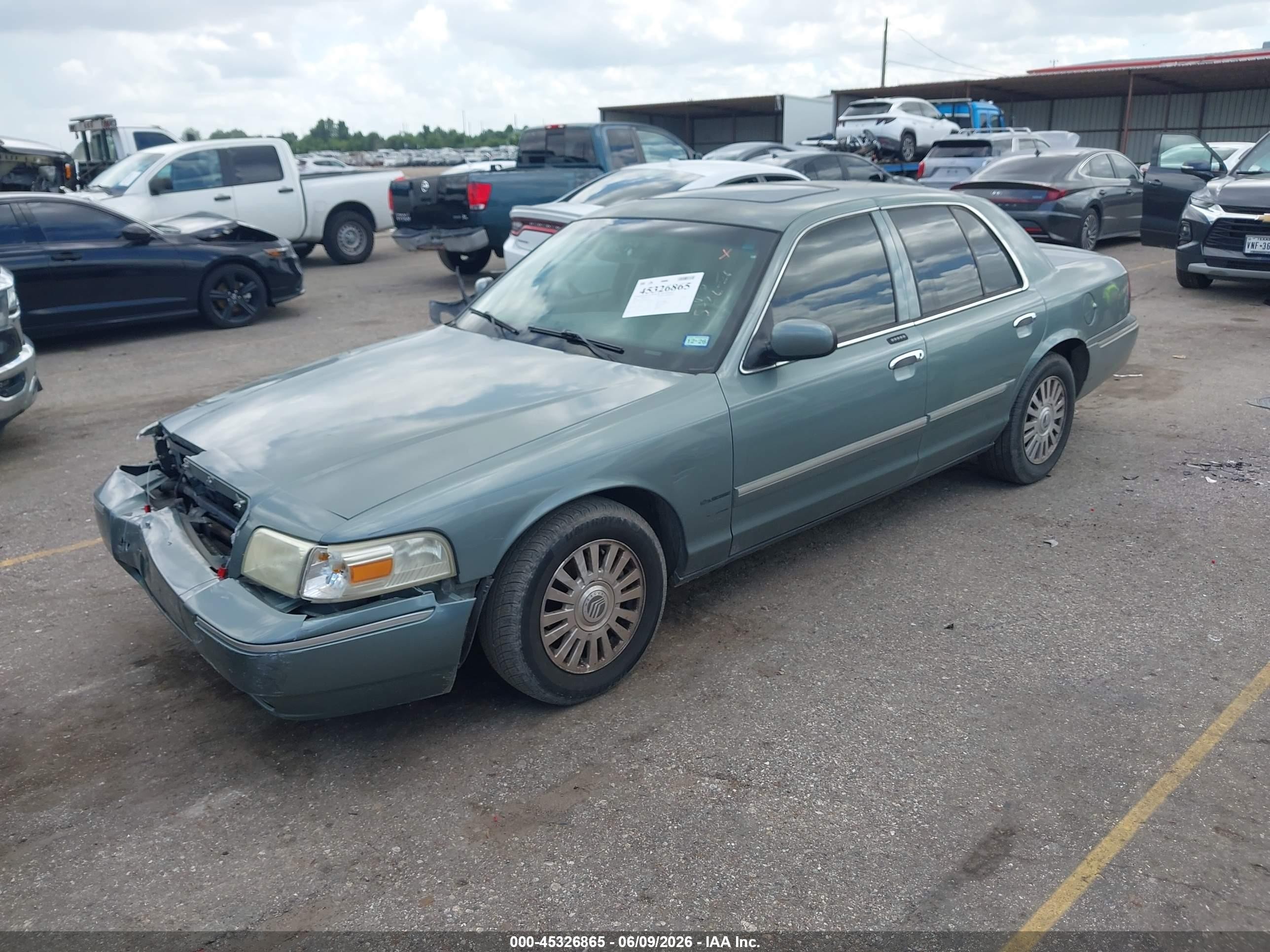 2006 Mercury Grand Marquis Ls Blue vin: 2MHFM75V16X632741