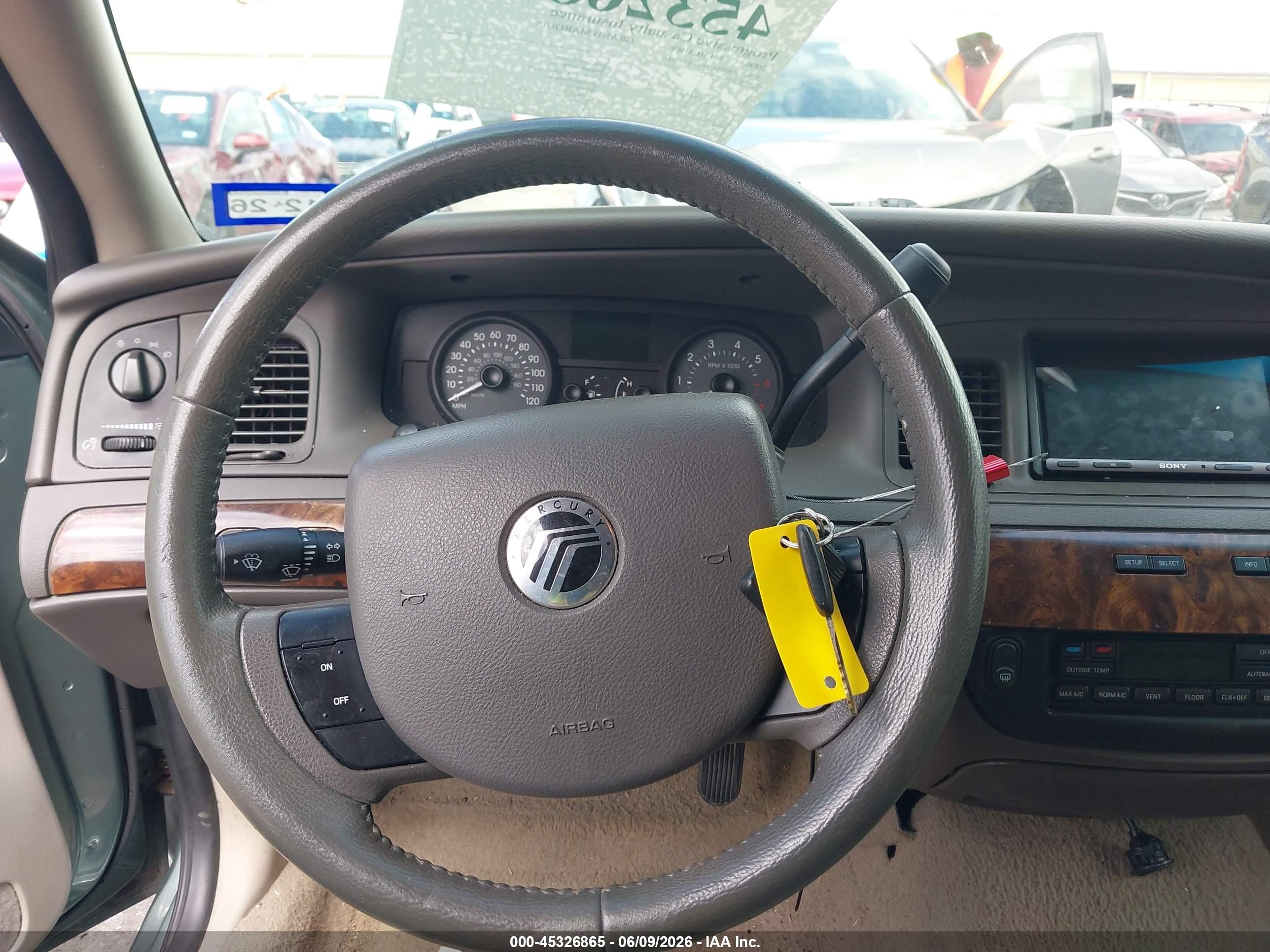 2006 Mercury Grand Marquis Ls Blue vin: 2MHFM75V16X632741
