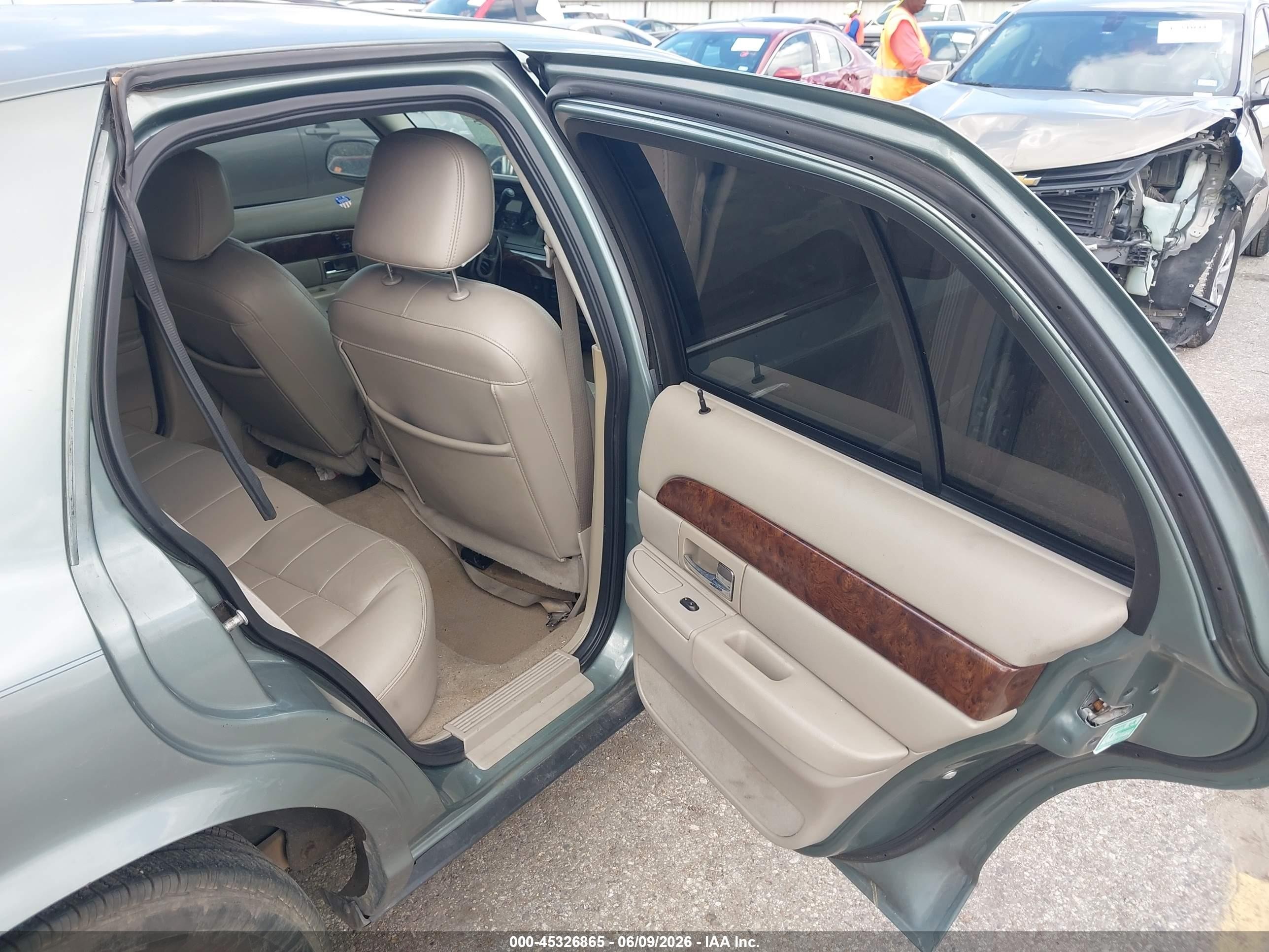 2006 Mercury Grand Marquis Ls Blue vin: 2MHFM75V16X632741