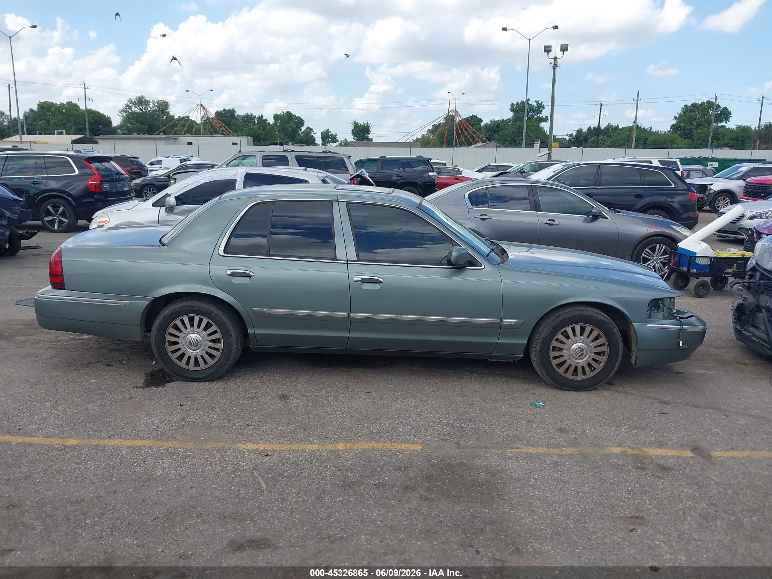 2006 Mercury Grand Marquis Ls Blue vin: 2MHFM75V16X632741