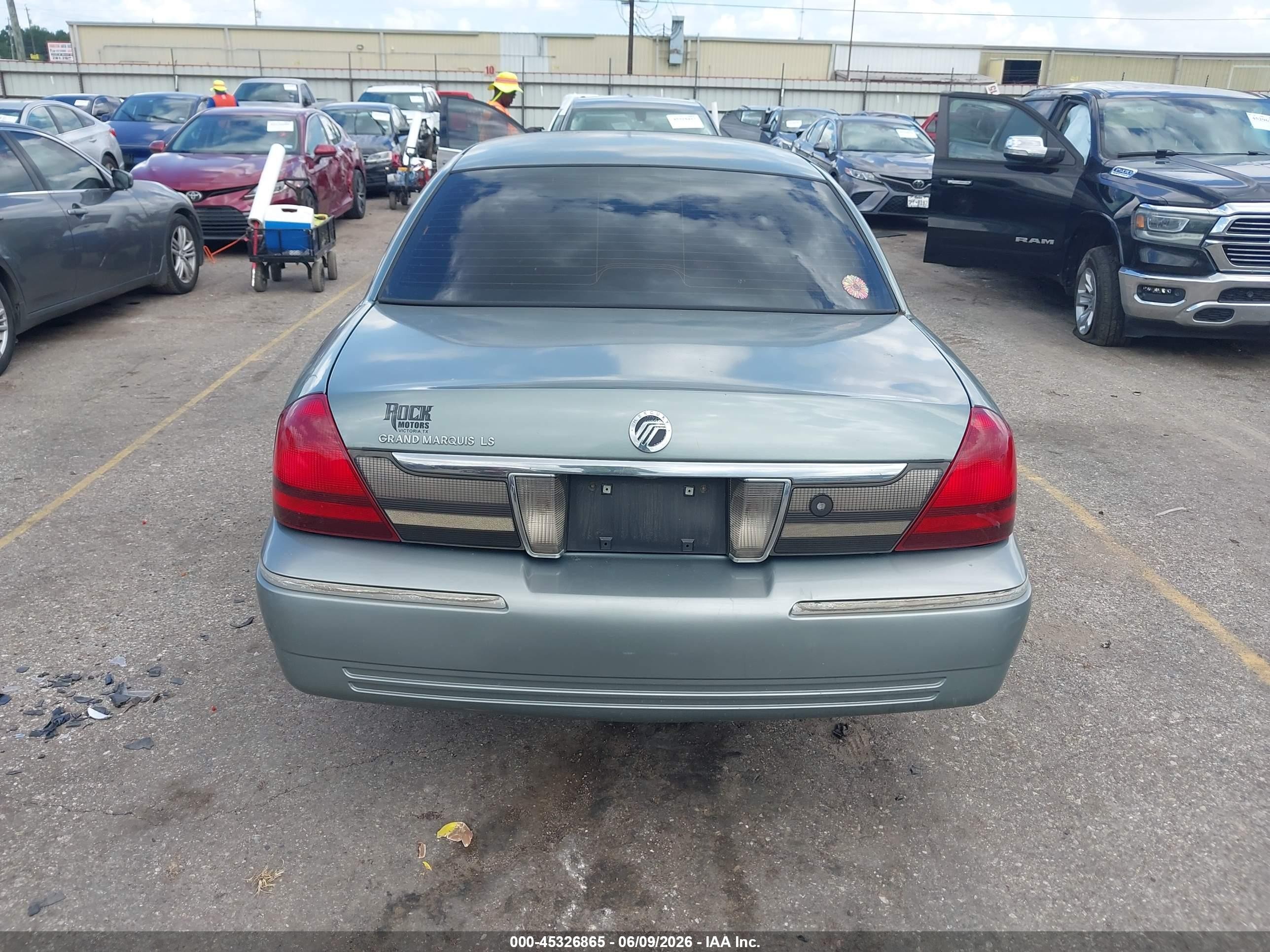 2006 Mercury Grand Marquis Ls Blue vin: 2MHFM75V16X632741