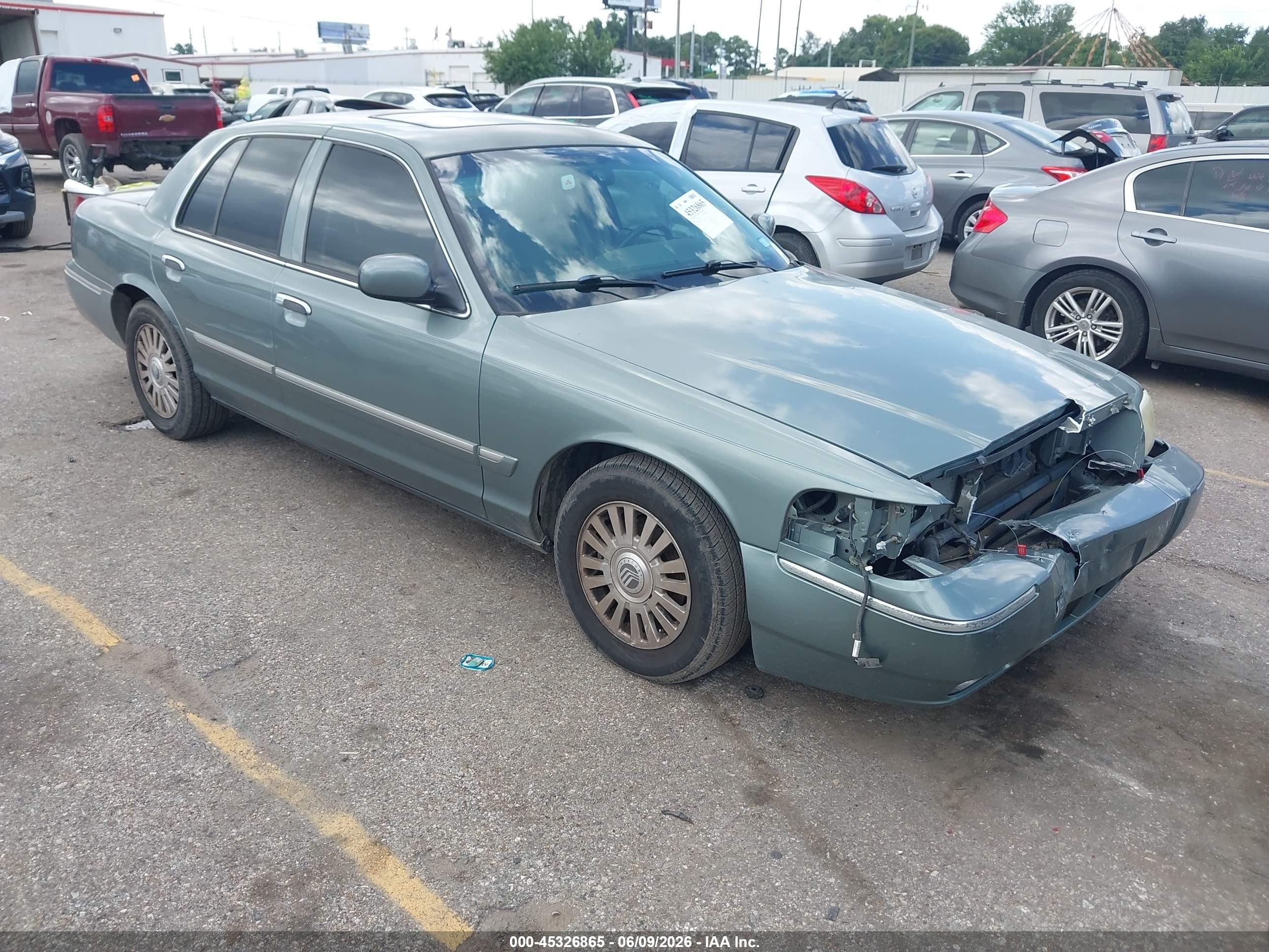 2006 Mercury Grand Marquis Ls Blue vin: 2MHFM75V16X632741
