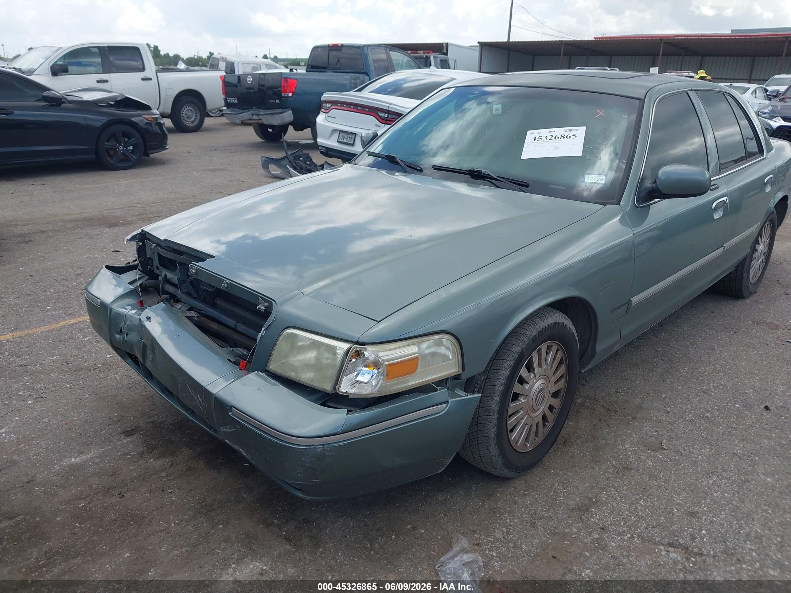 2006 Mercury Grand Marquis Ls Blue vin: 2MHFM75V16X632741