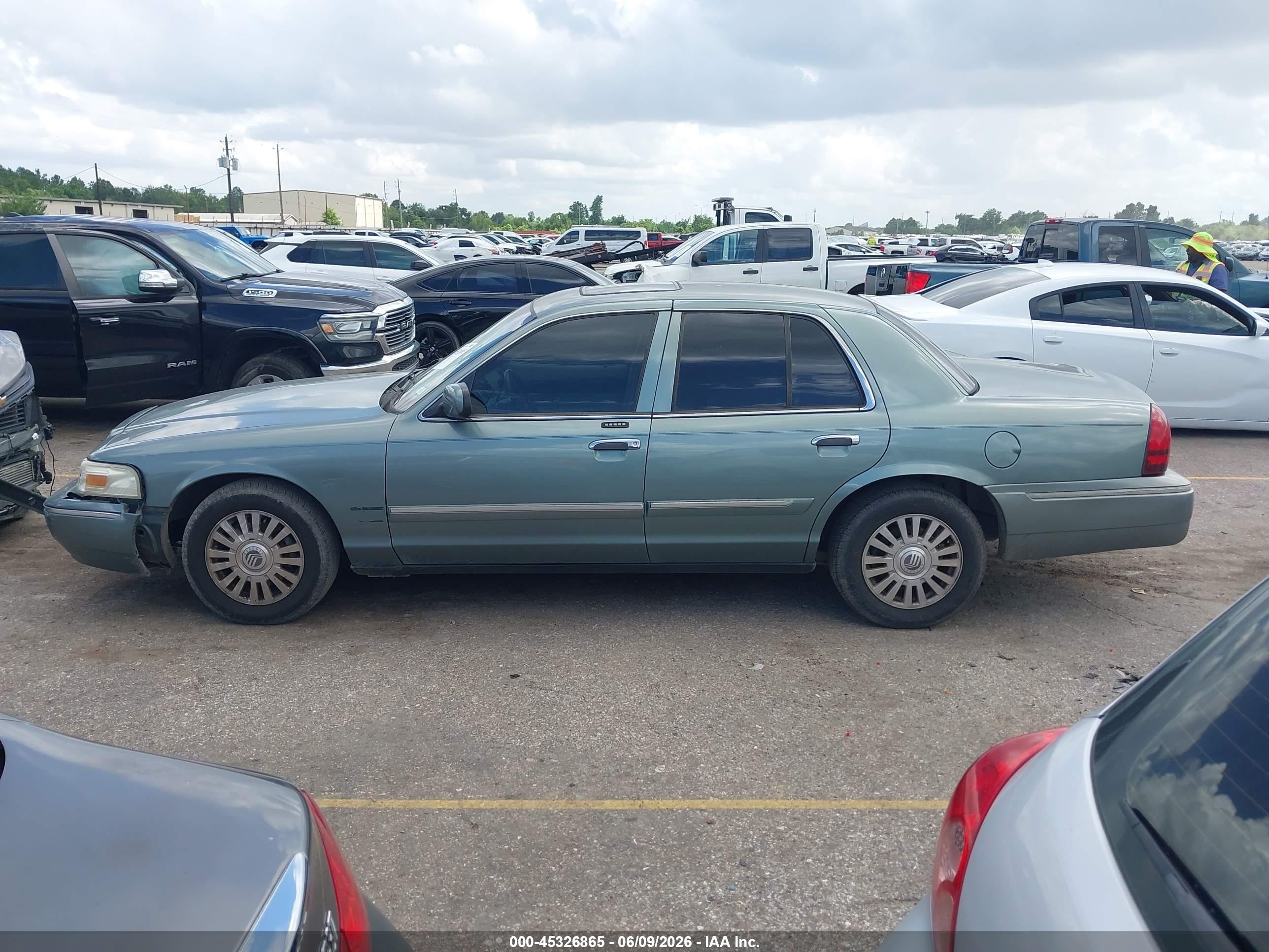 2006 Mercury Grand Marquis Ls Blue vin: 2MHFM75V16X632741