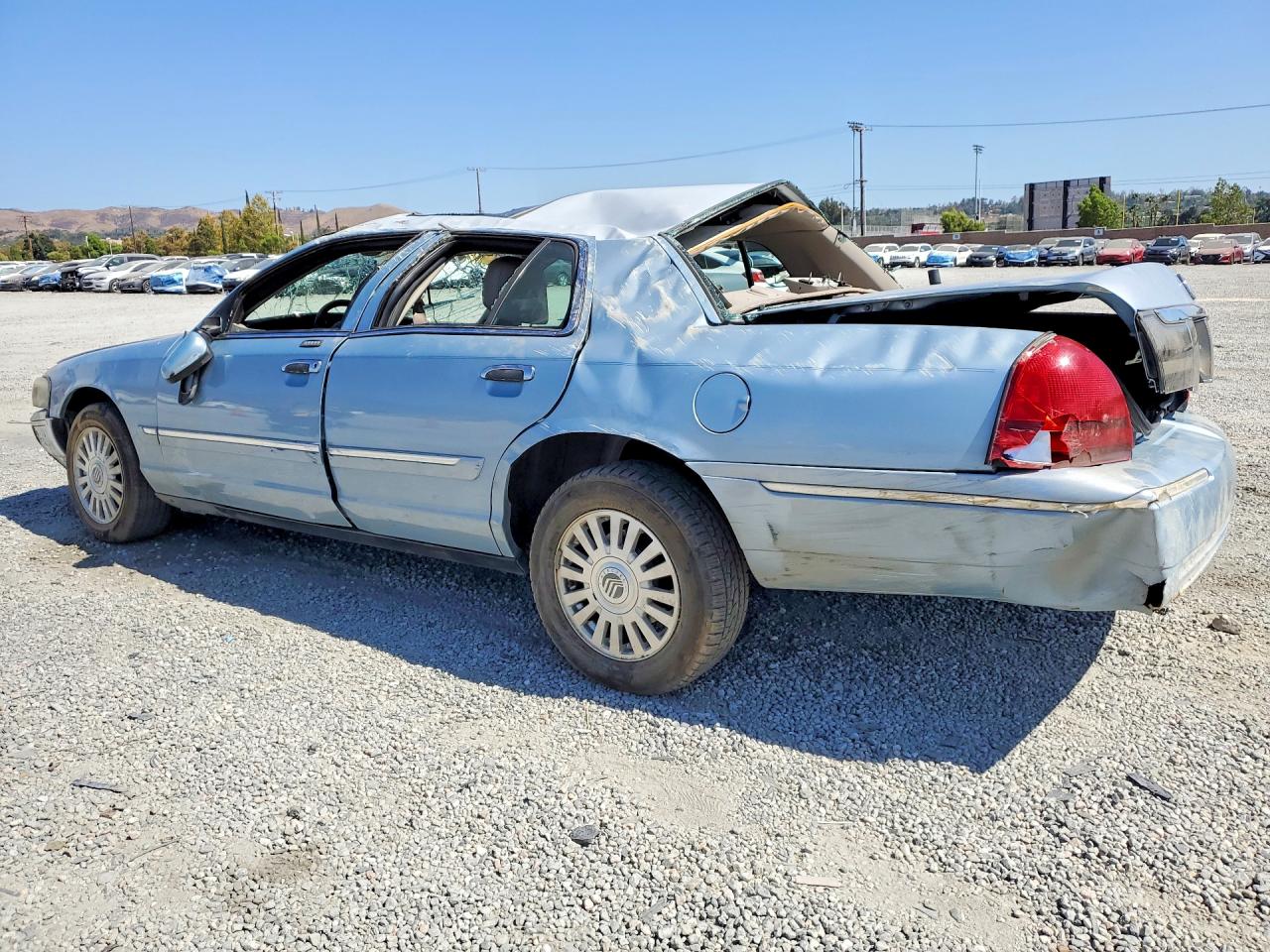 2006 Mercury Grand Marquis Ls Blue vin: 2MHFM75V66X647462