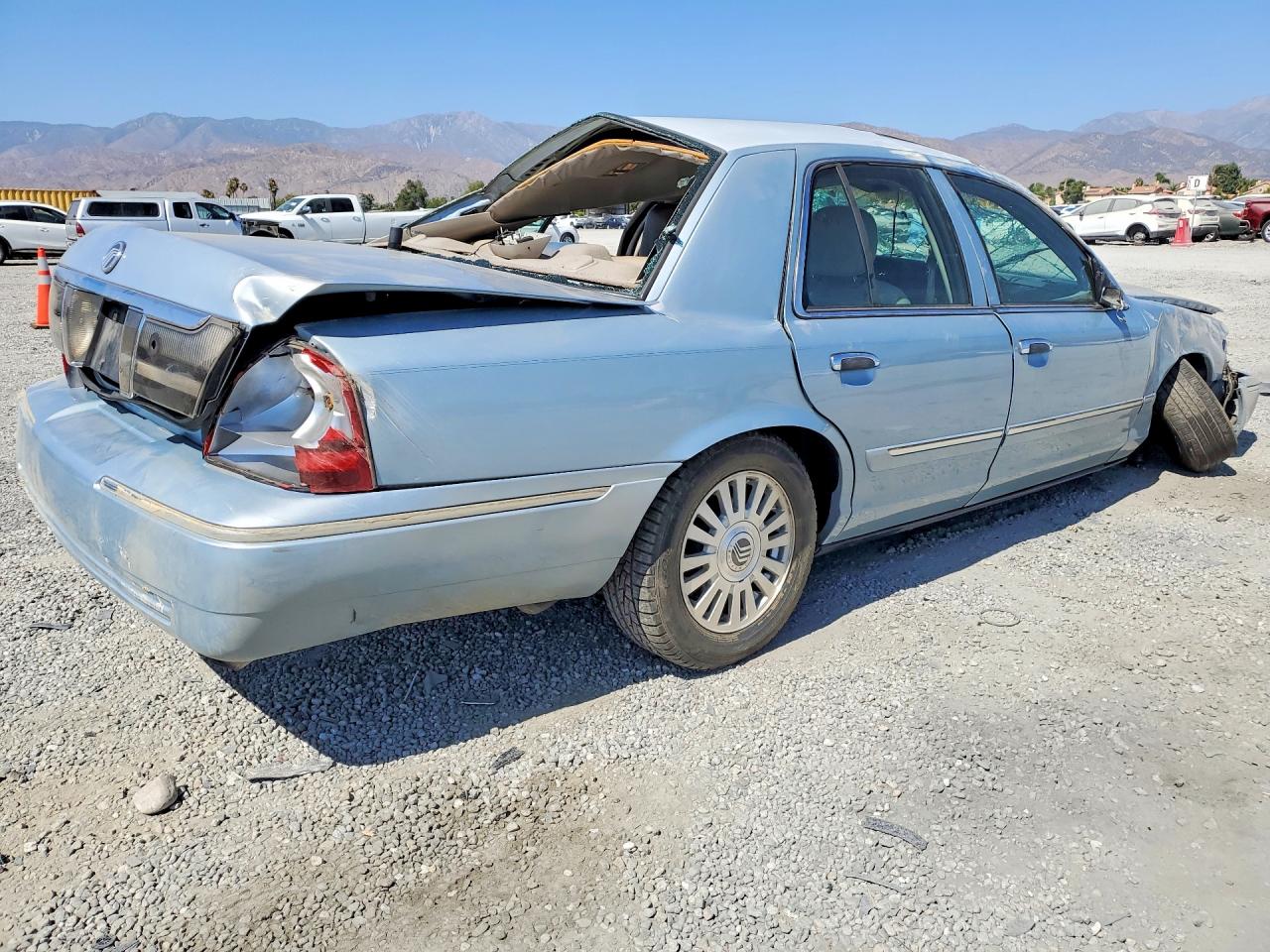 2006 Mercury Grand Marquis Ls Blue vin: 2MHFM75V66X647462
