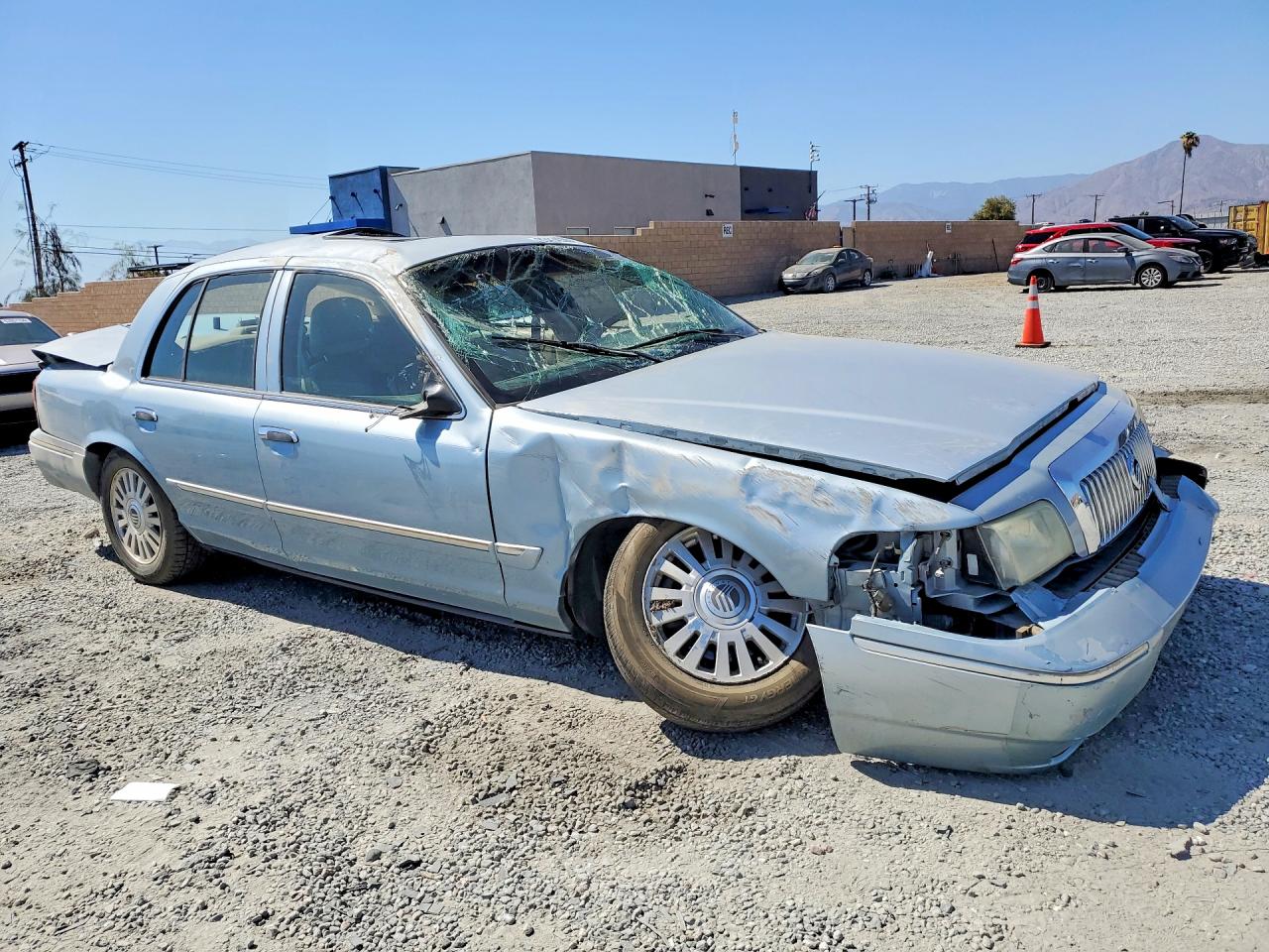 2006 Mercury Grand Marquis Ls Blue vin: 2MHFM75V66X647462
