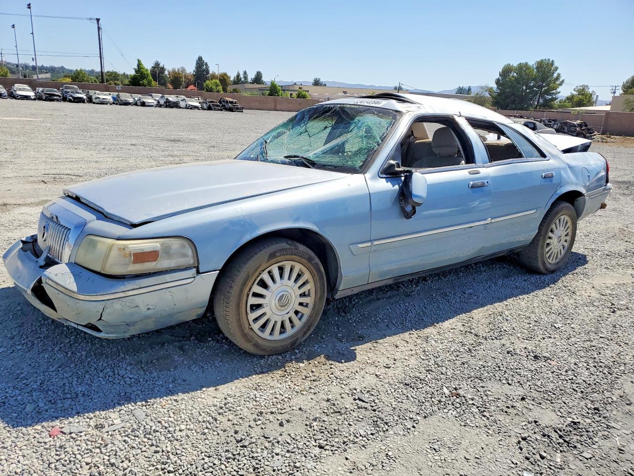 2006 Mercury Grand Marquis Ls Blue vin: 2MHFM75V66X647462