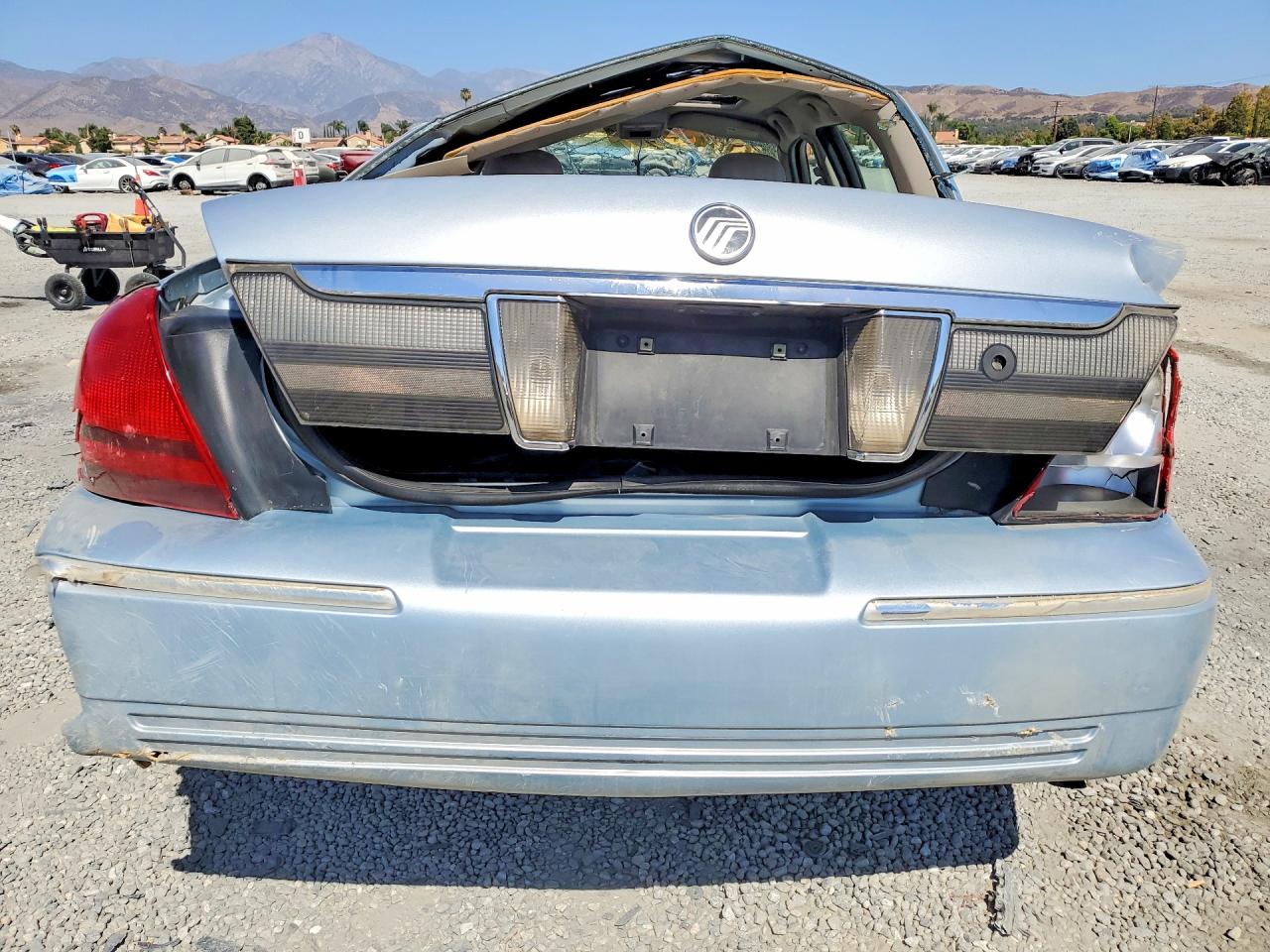 2006 Mercury Grand Marquis Ls Blue vin: 2MHFM75V66X647462