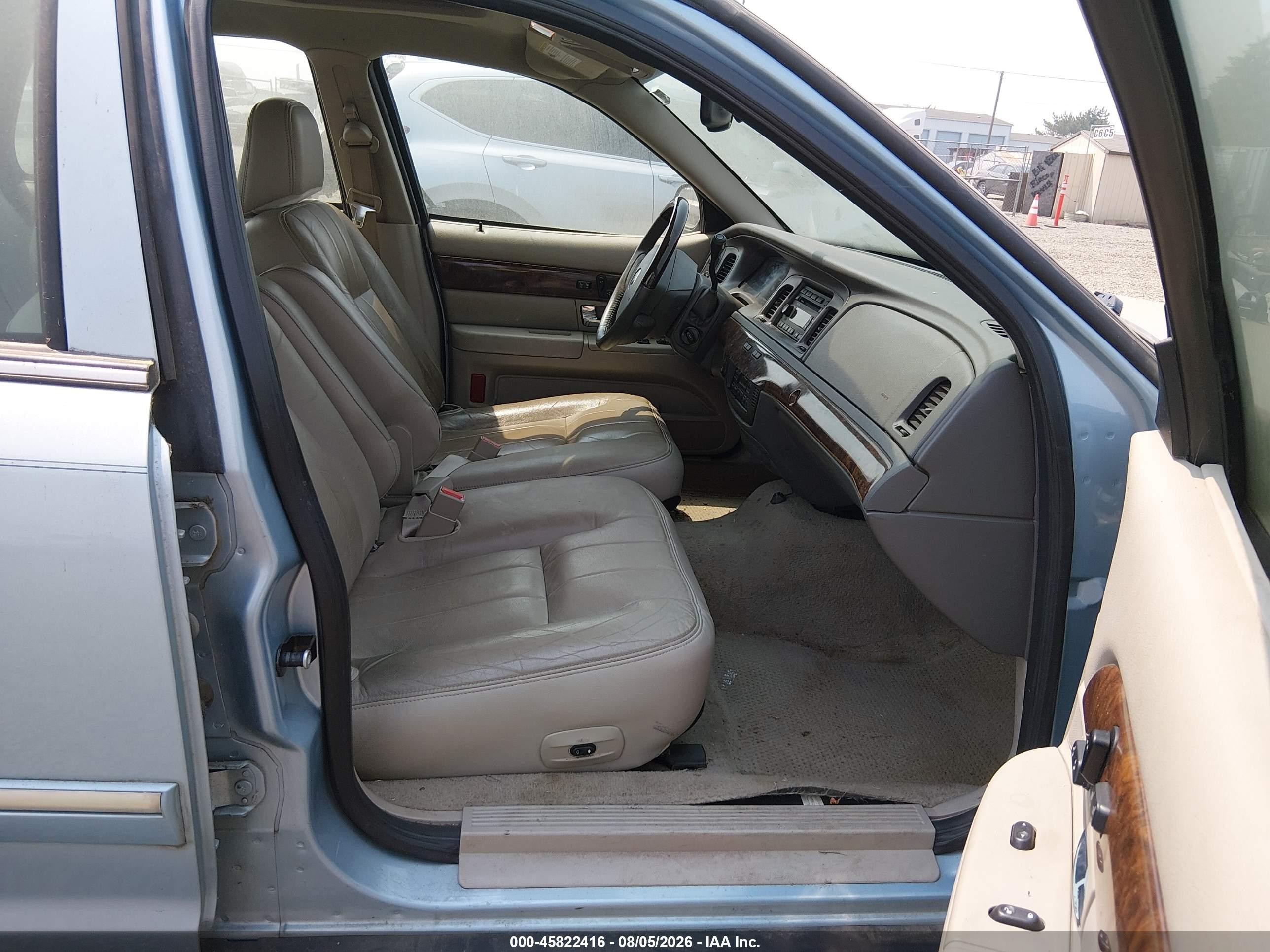 2008 Mercury Grand Marquis Ls Light Blue vin: 2MHHM75V48X643809