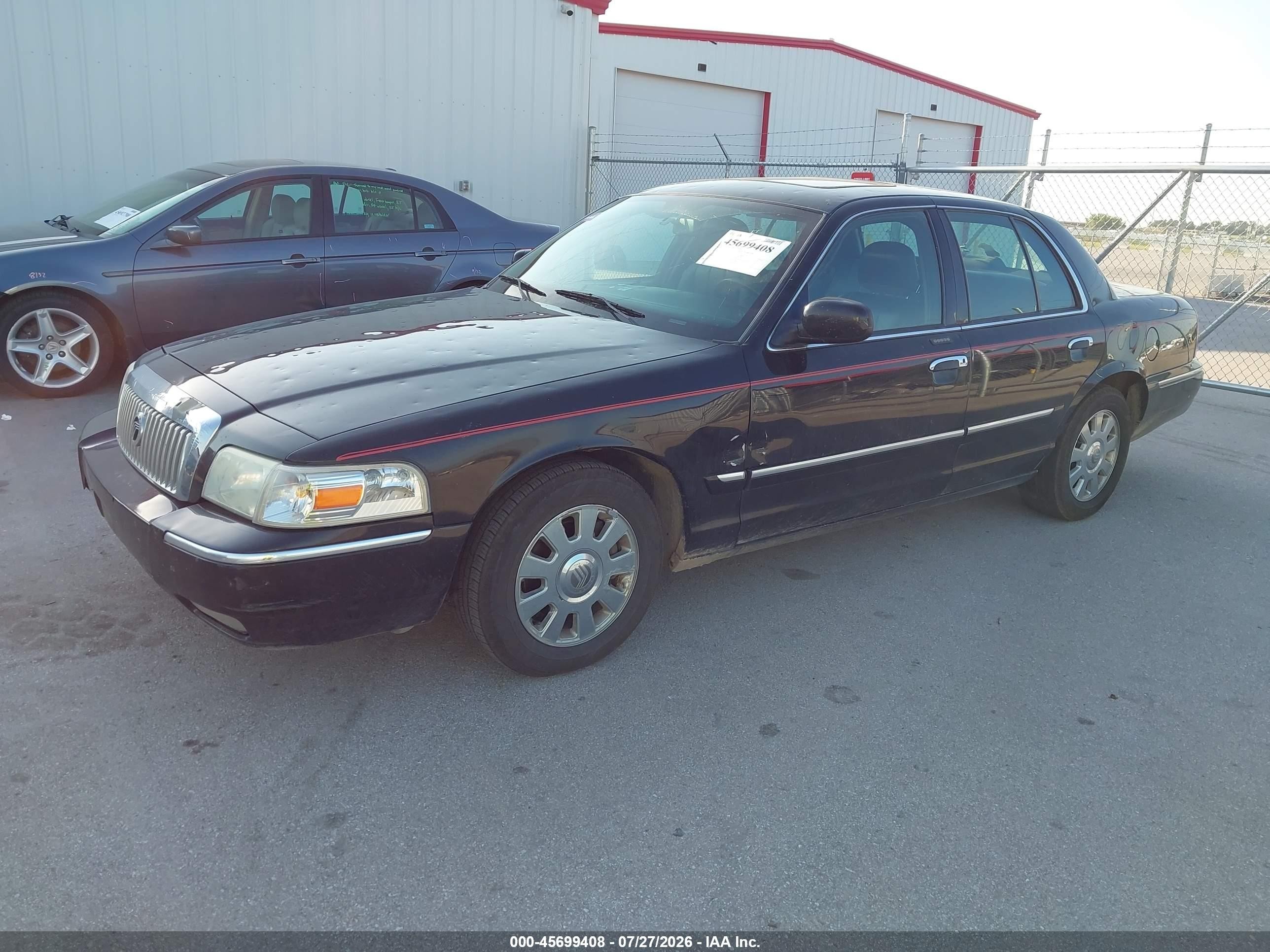 2008 Mercury Grand Marquis Ls Black vin: 2MHHM75V98X601541