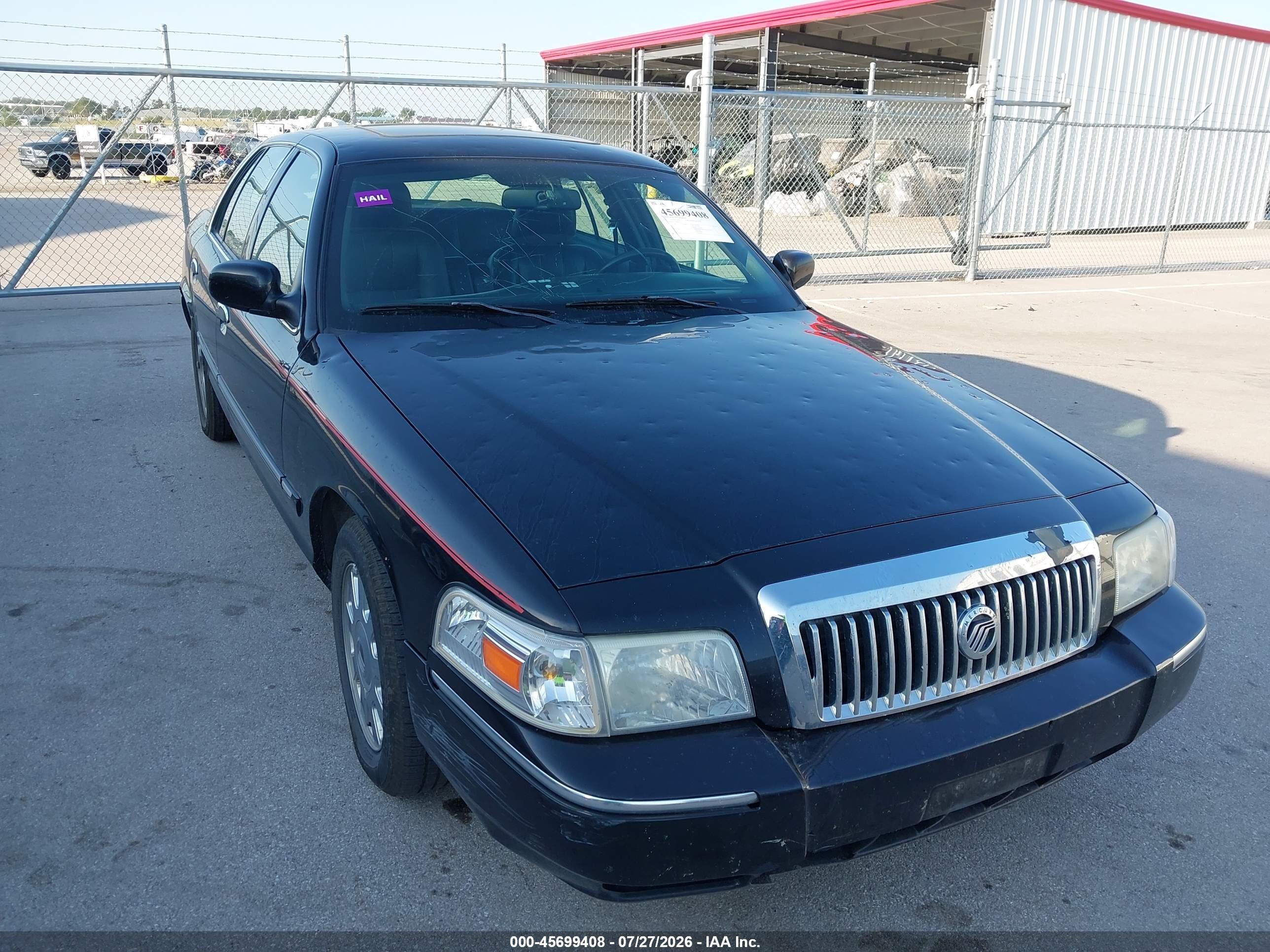 2008 Mercury Grand Marquis Ls Black vin: 2MHHM75V98X601541